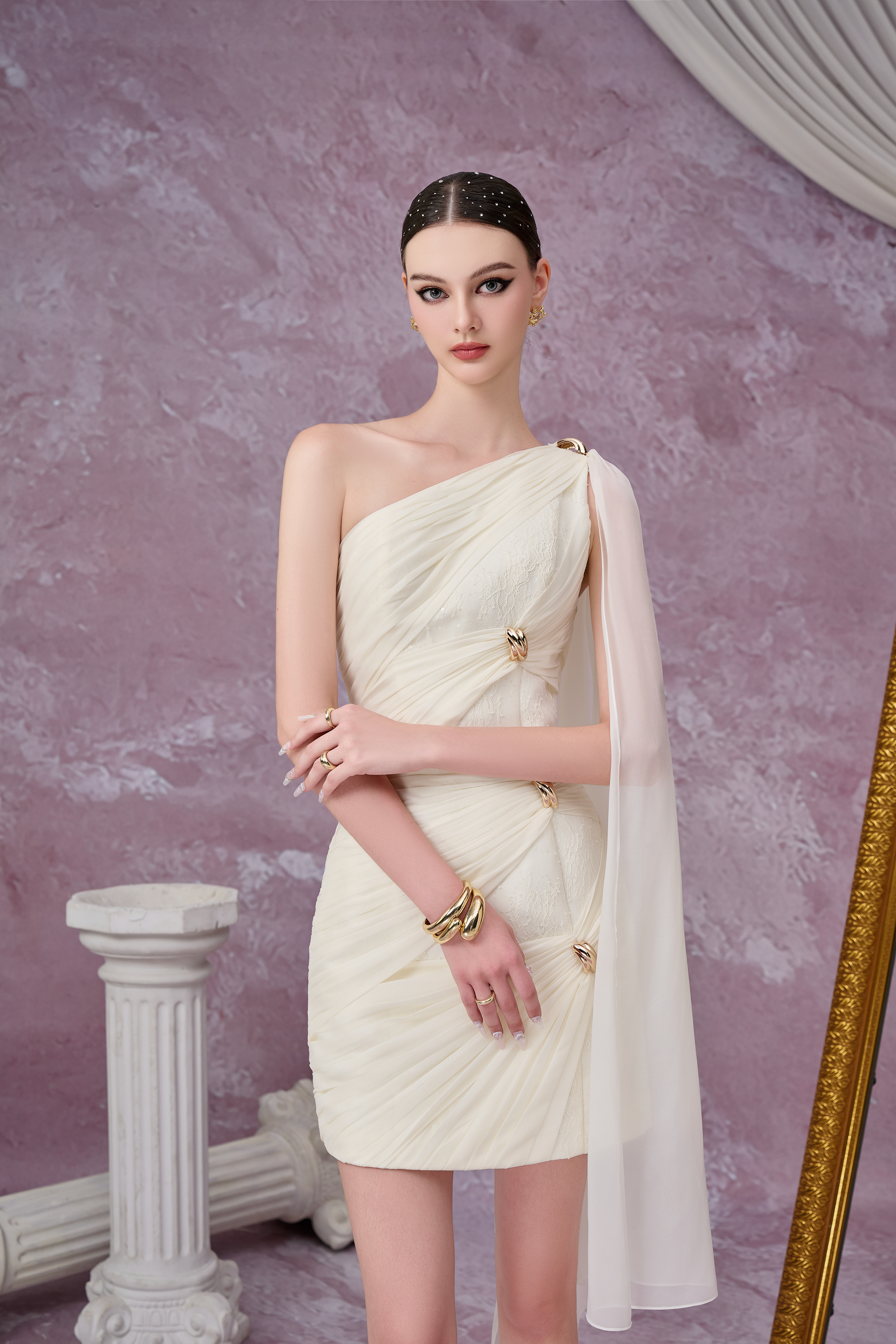 Calista LUNARIS One Shoulder Mini Dress