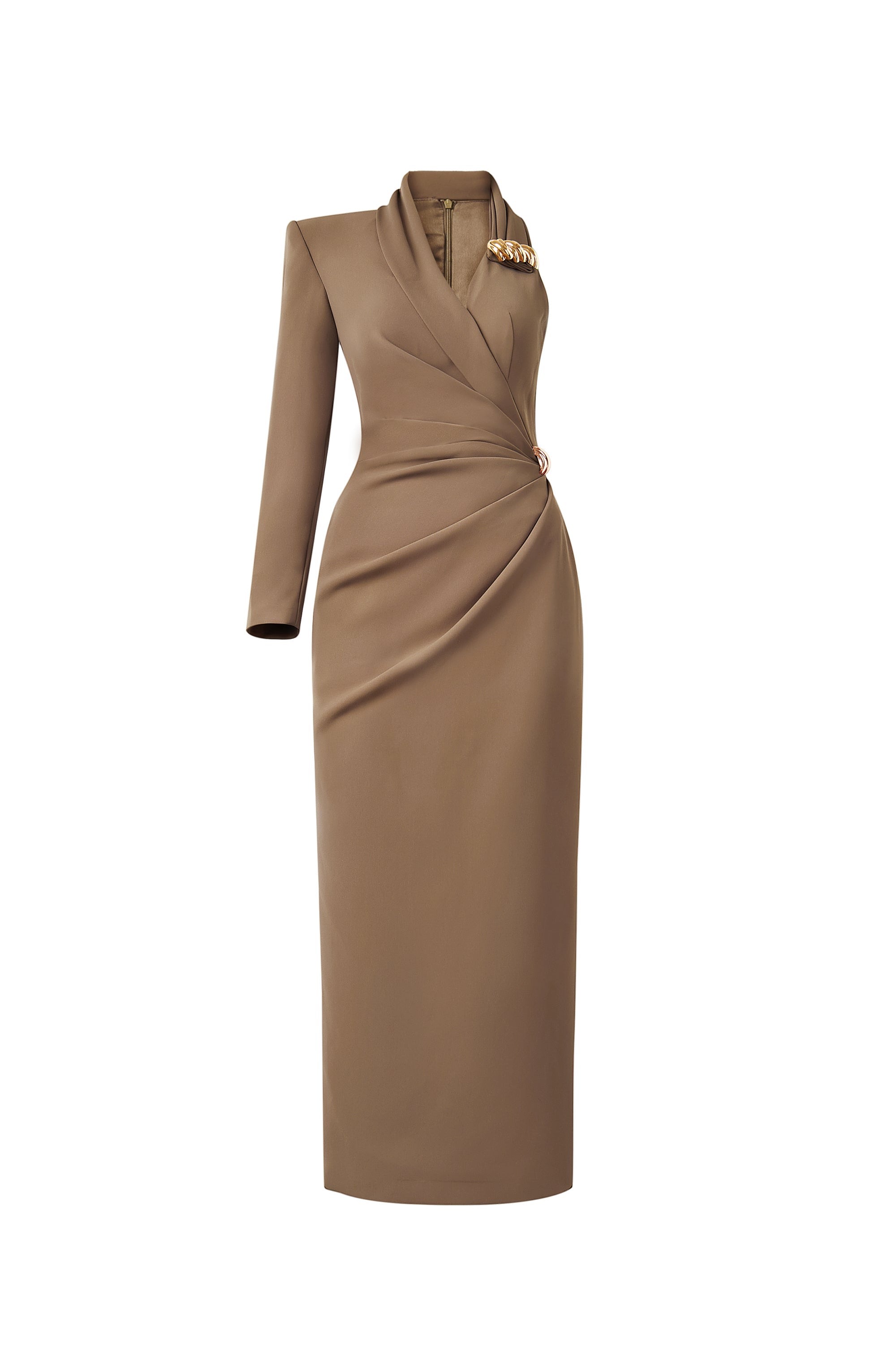 Calista COSMIC Asymmetric Midi Dress