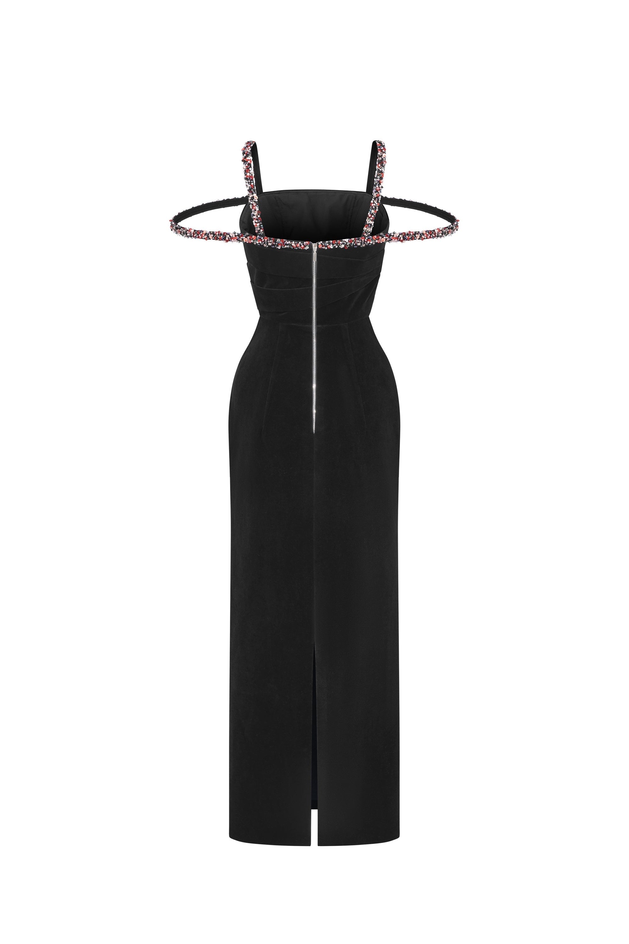 Calista MYSTIC Velvet Ankle Length Dress (2color)