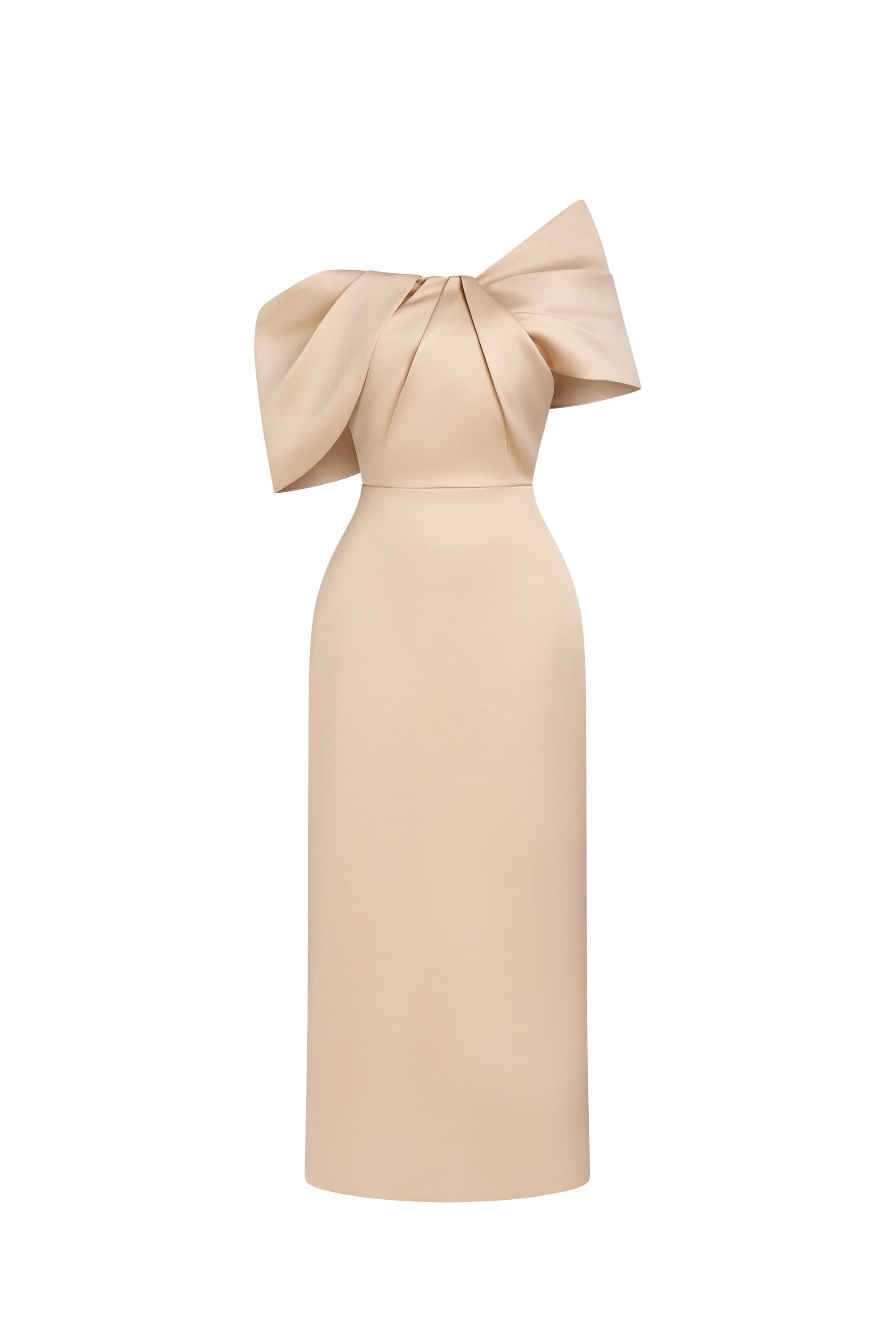 Calista GRACE Off-shoulder Midi Dress (2color)