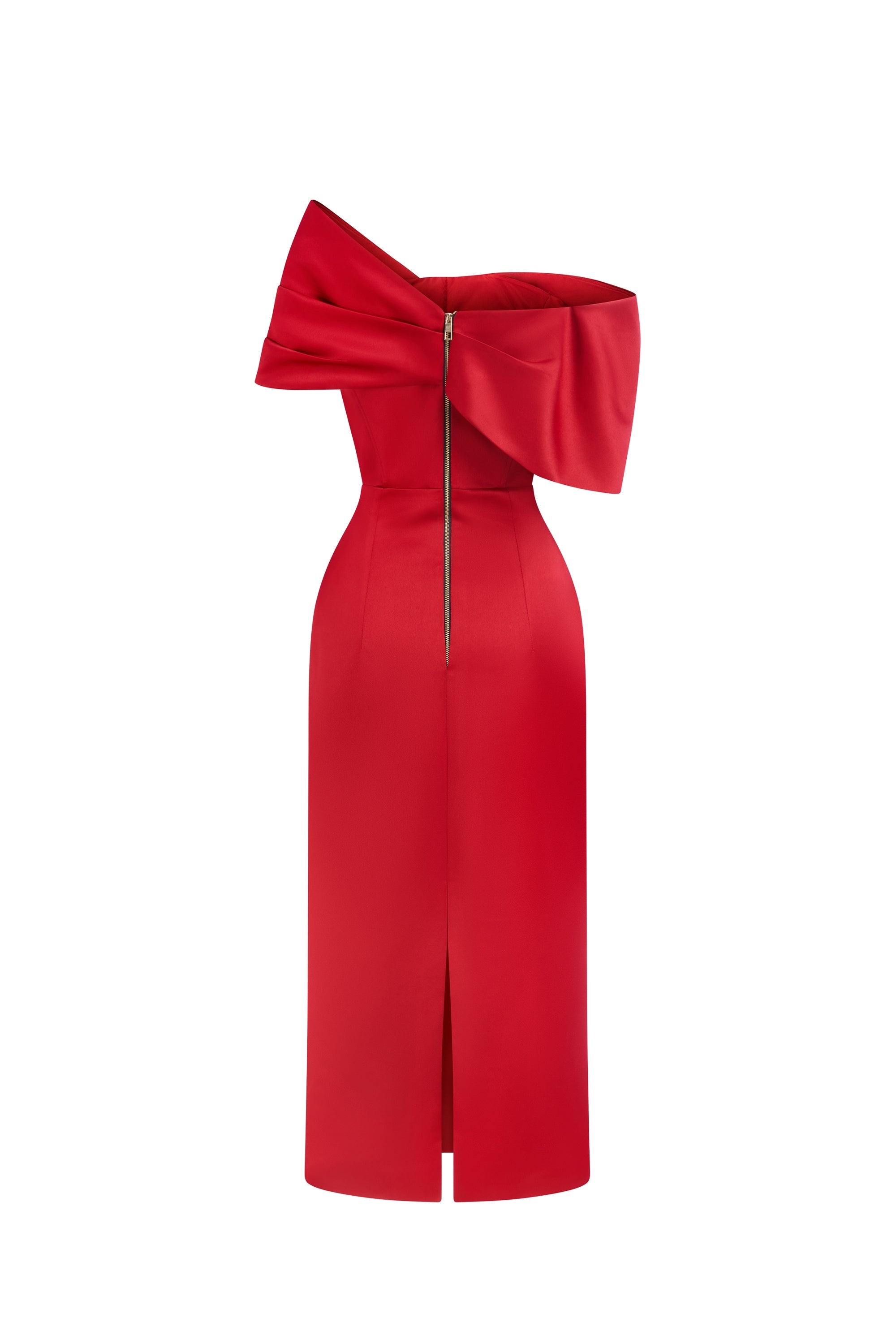 Calista GRACE Off-shoulder Midi Dress (2color)