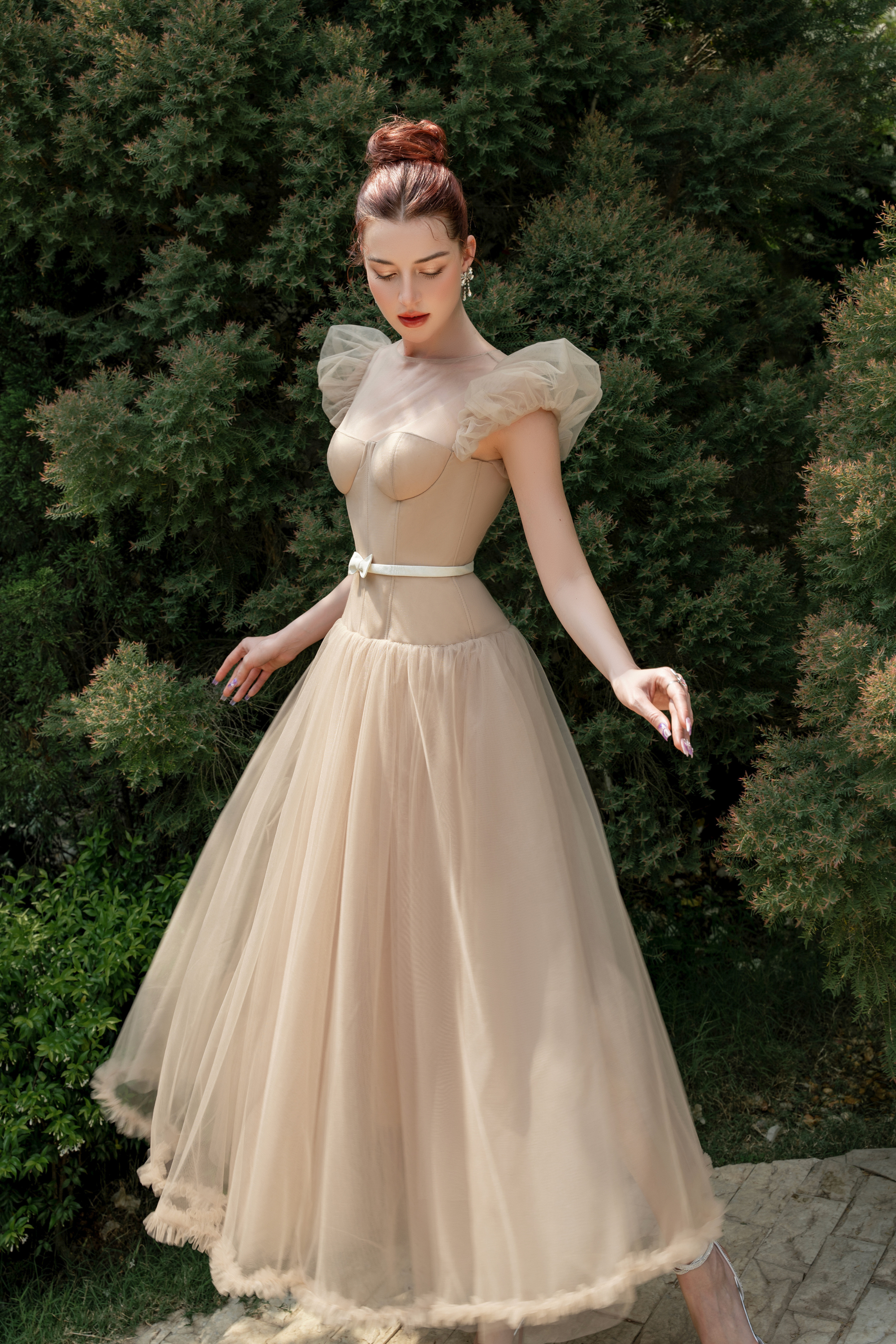 Calista LUEUR Doree Corset Midi Dress