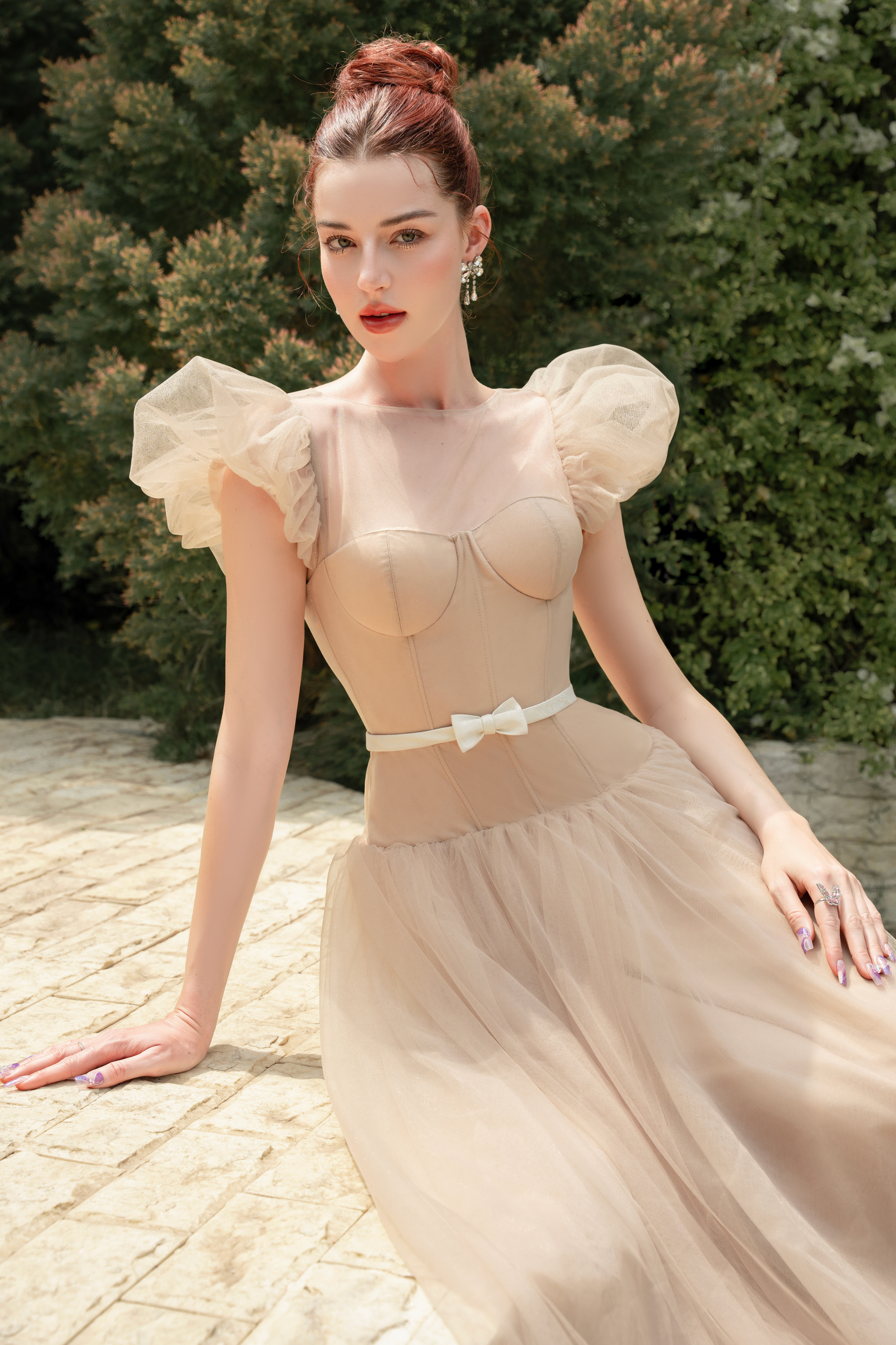 Calista LUEUR Doree Corset Midi Dress