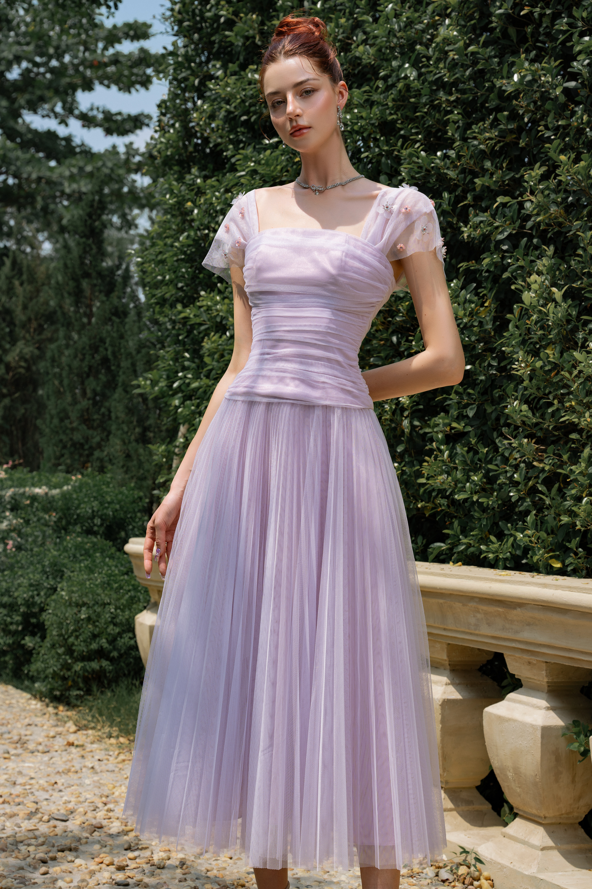 Calista ANGELIC Haze Midi Tulle Dress