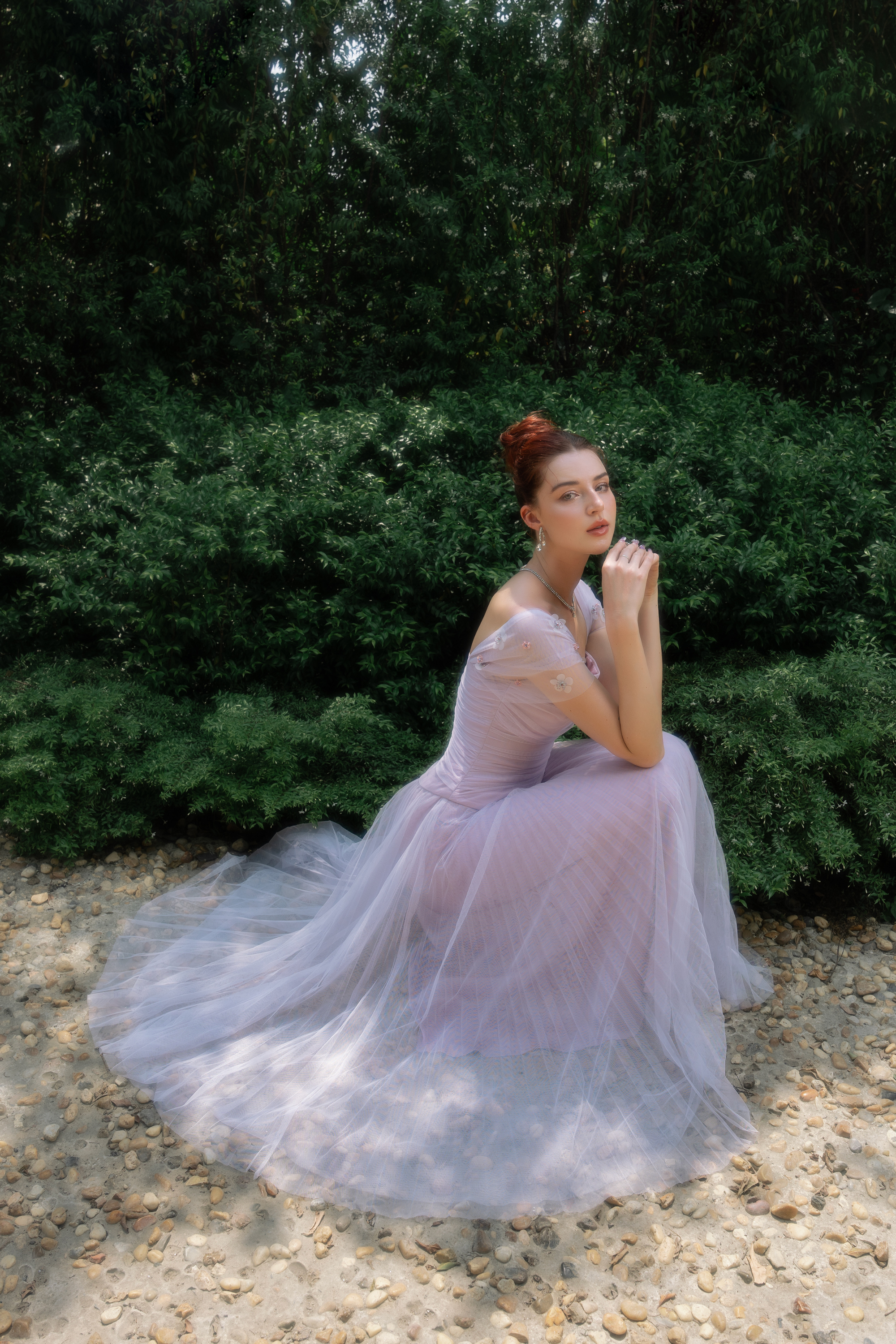 Calista ANGELIC Haze Midi Tulle Dress