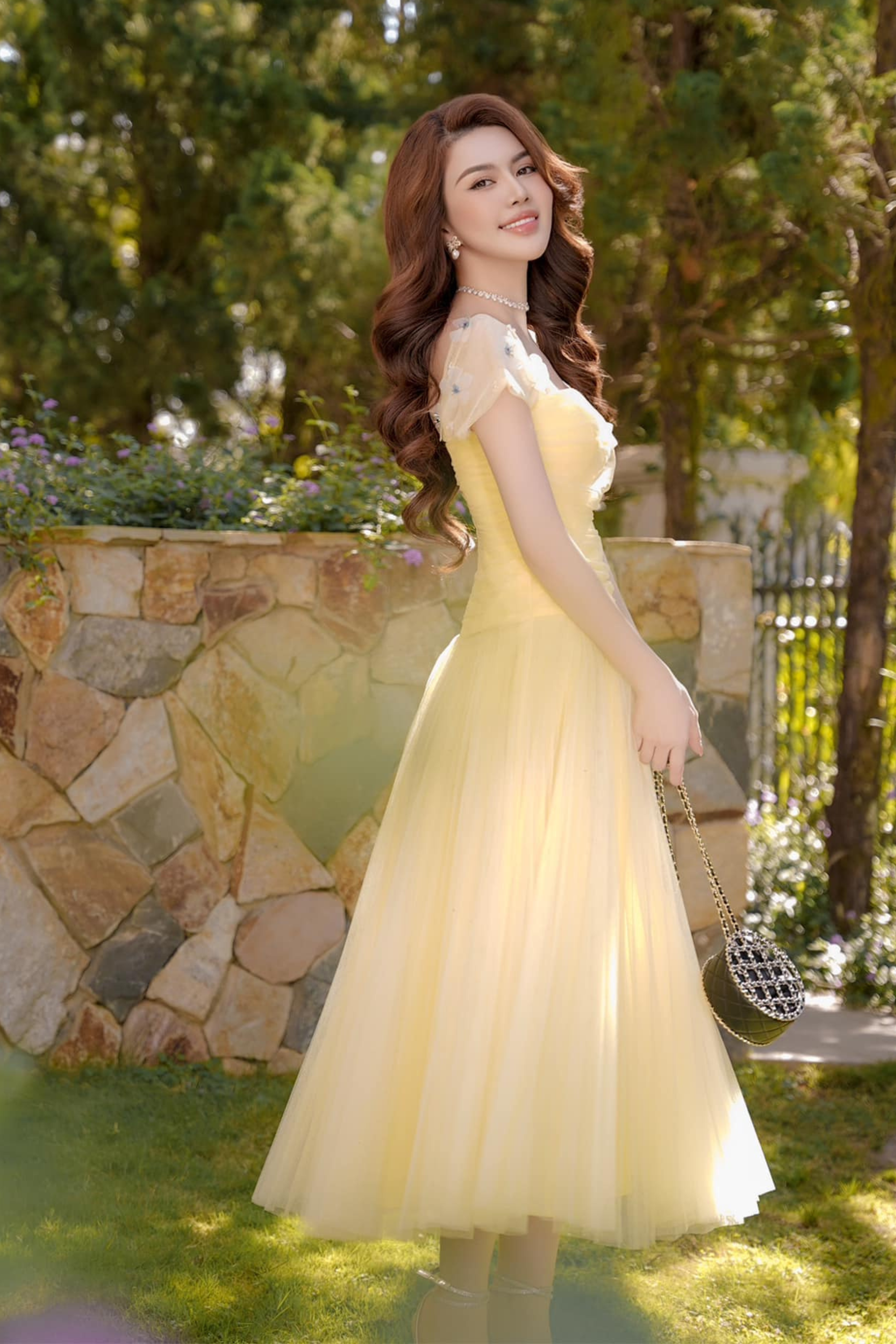 Calista ANGELIC Haze Midi Tulle Dress