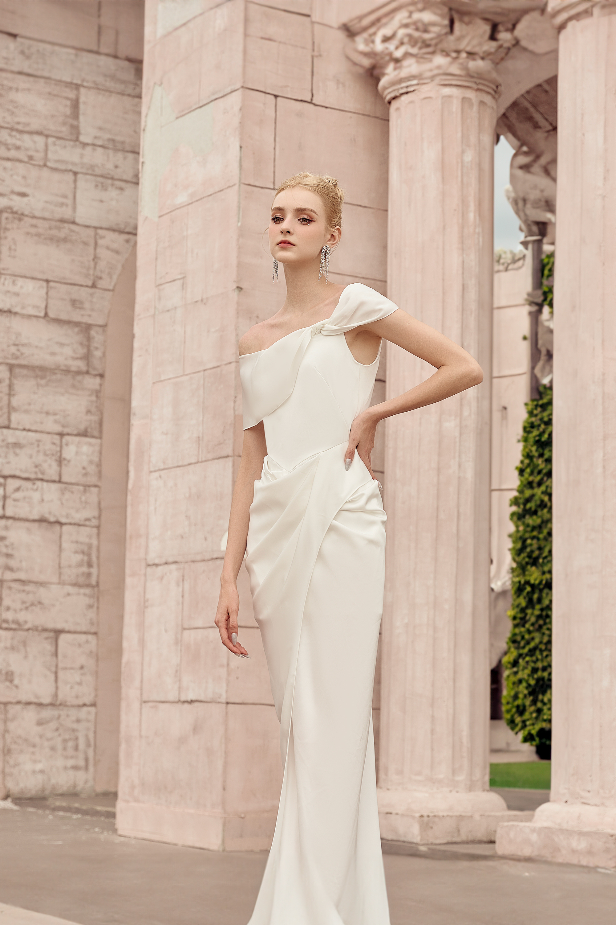 Calista ARIADNE Asymmetrical Long Split Dress