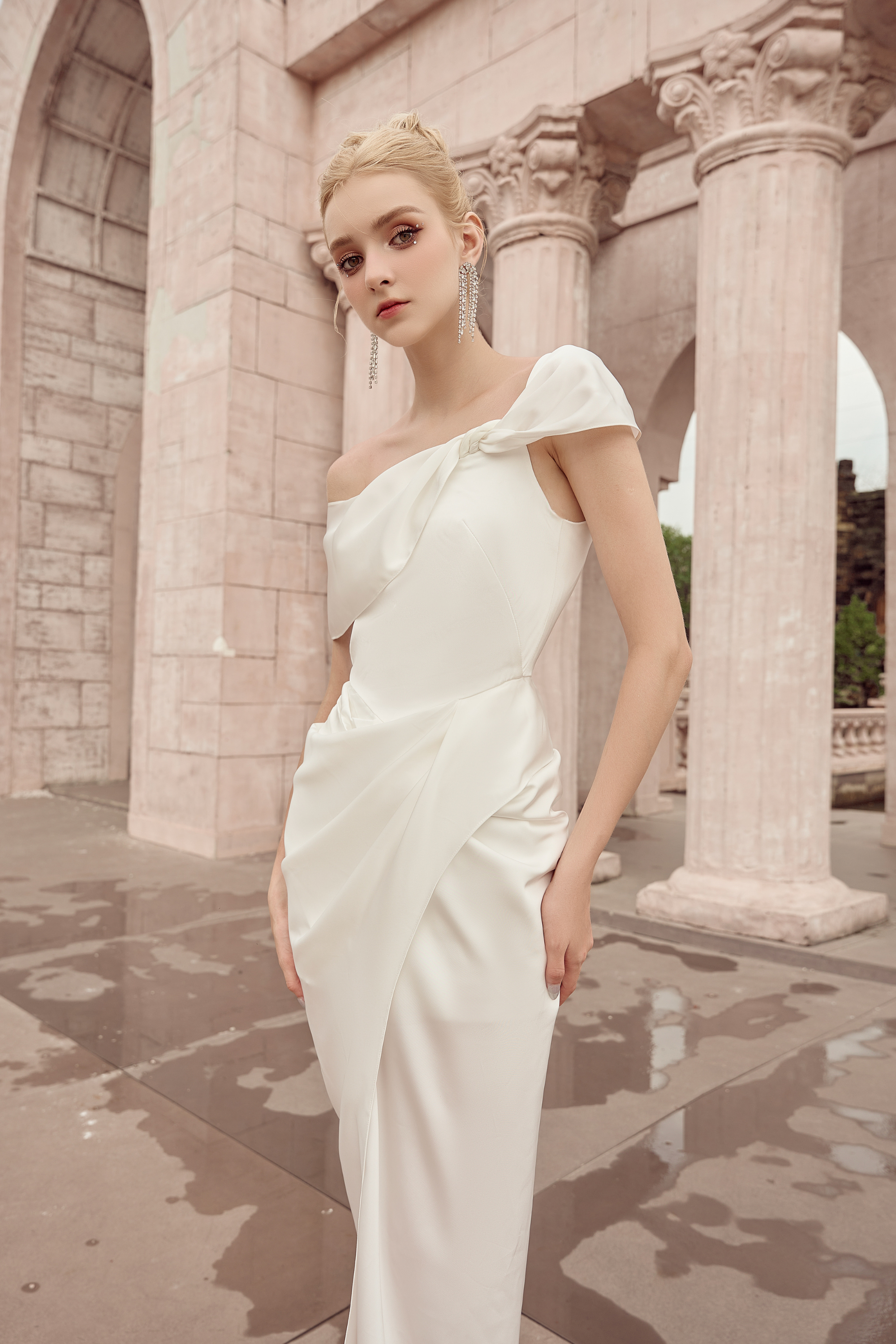 Calista ARIADNE Asymmetrical Long Split Dress