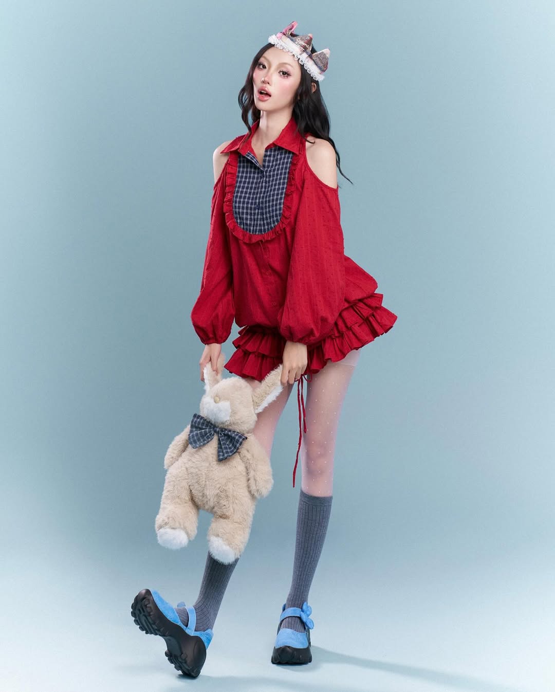 Chan.closet Meo Meo Set (Red)