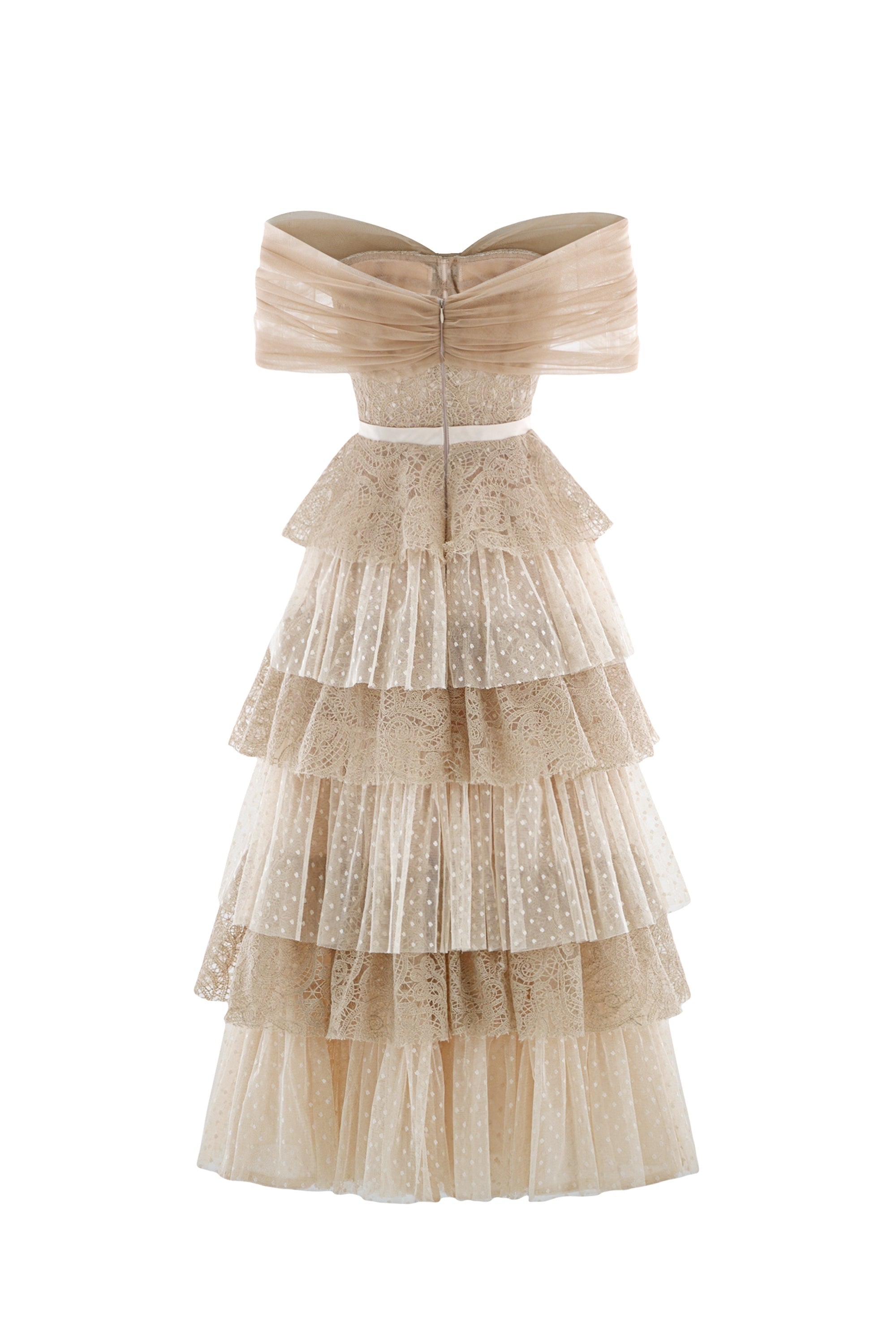 Calista SOLARA Layered Off Shoulder Dress