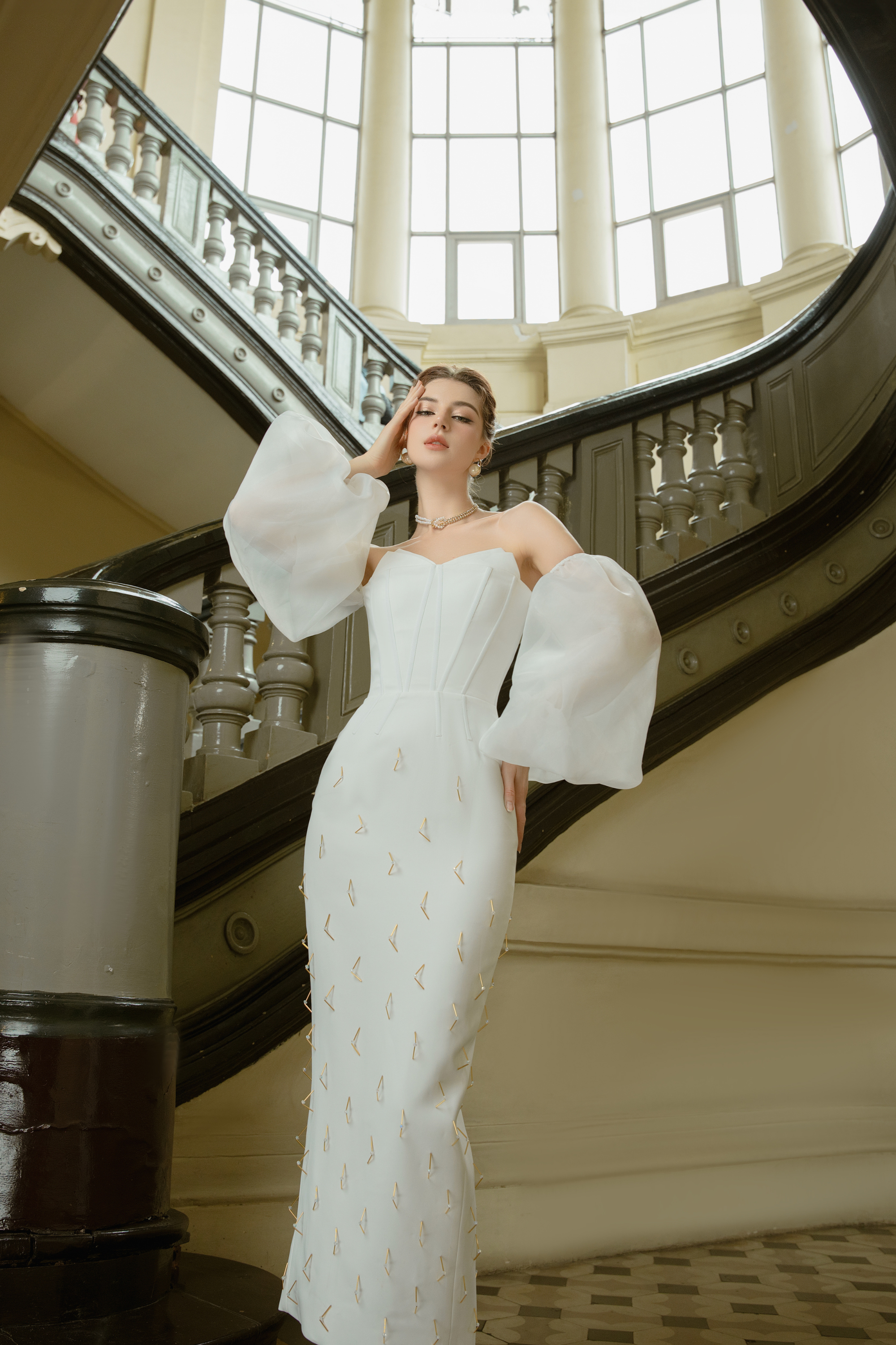 Calista AZALEA Off-Shoulder Midi Dress