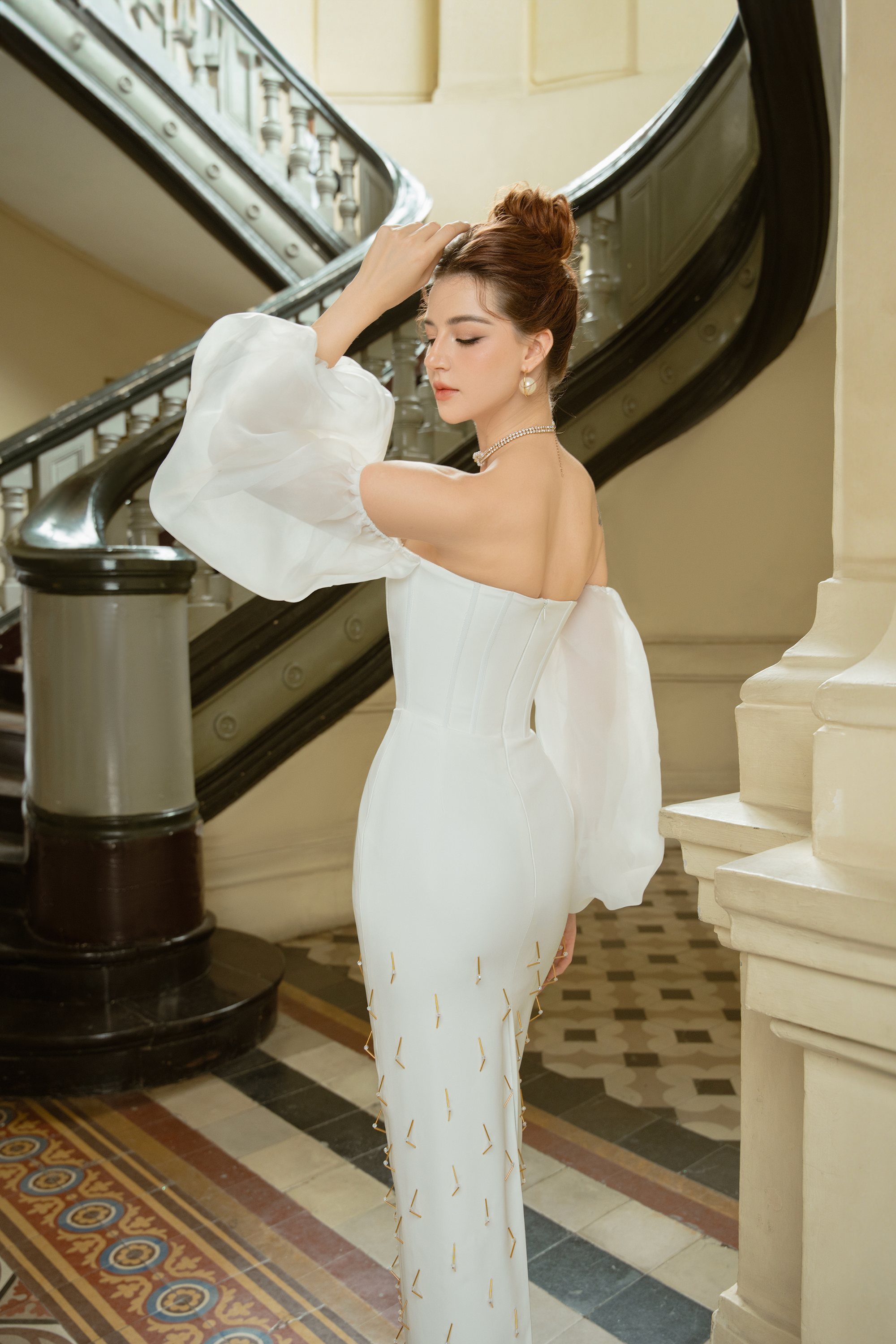 Calista AZALEA Off-Shoulder Midi Dress
