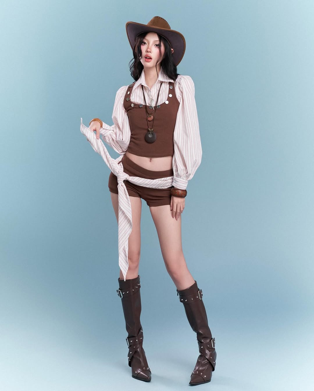 Chan.closet Karani Top & Karani Short