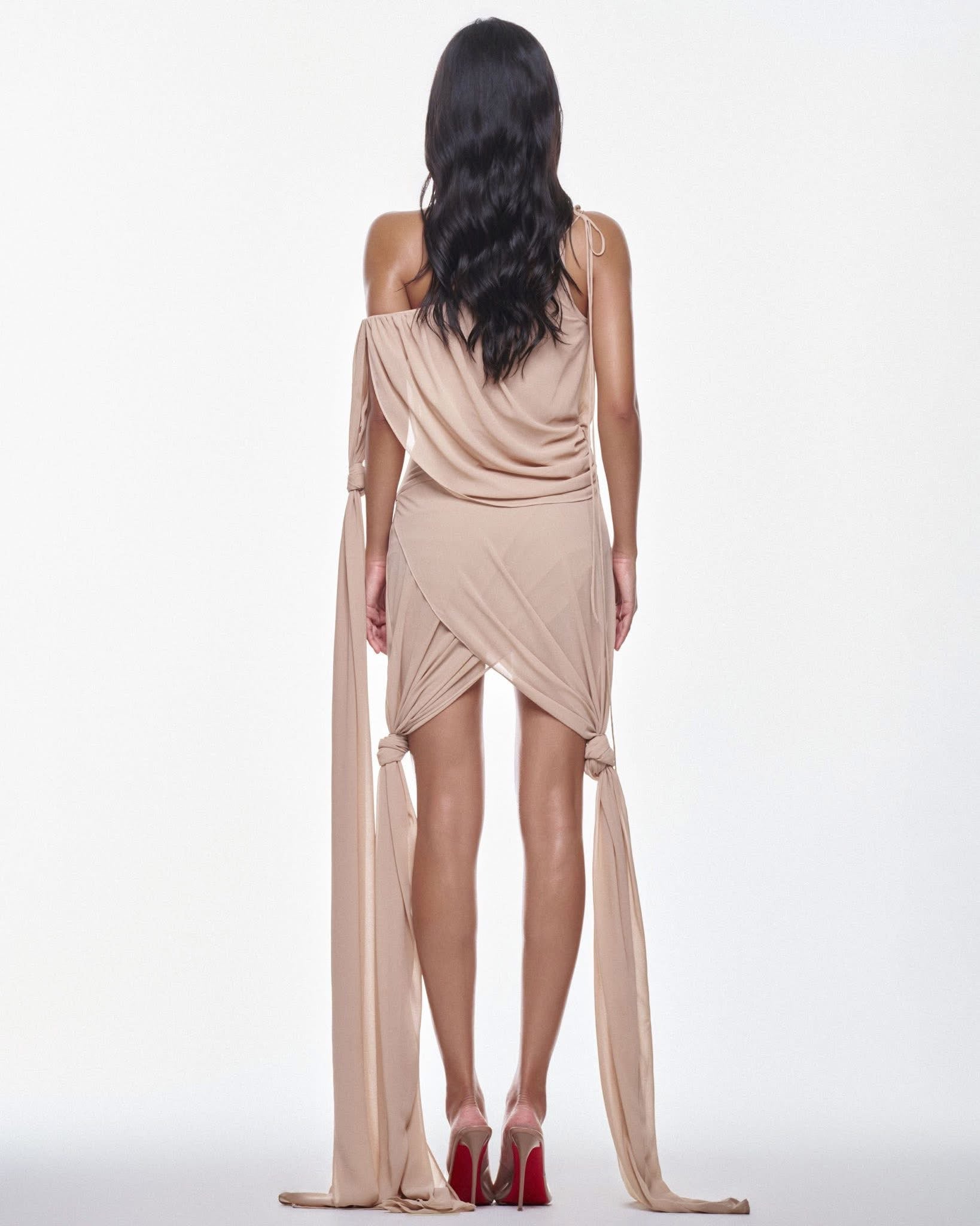 Ibiboss VENESSA DRESS (BEIGE)