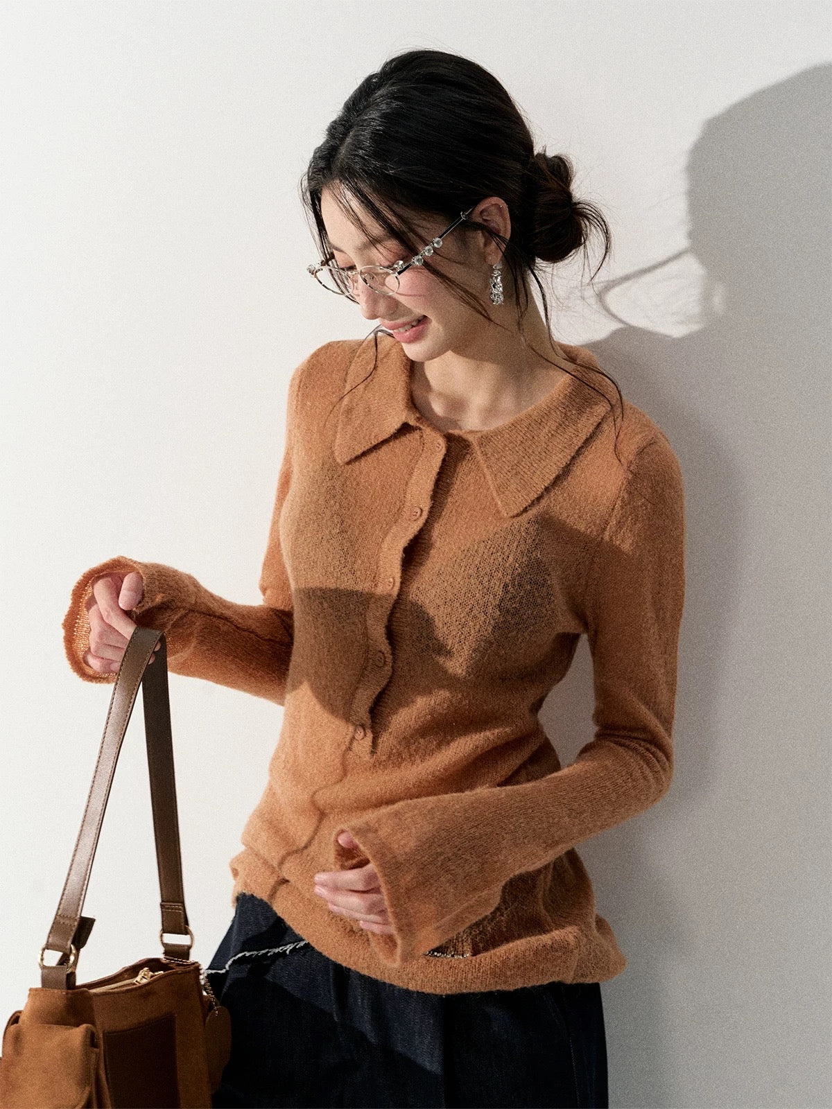 Lafreedom LAF351001 Versatile Lightweight Crewneck Sweater