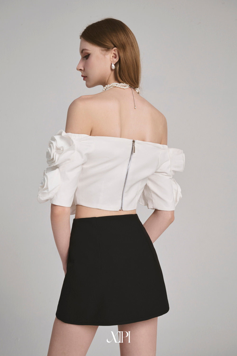 XIPI Elina White Top & Bonie Skirt