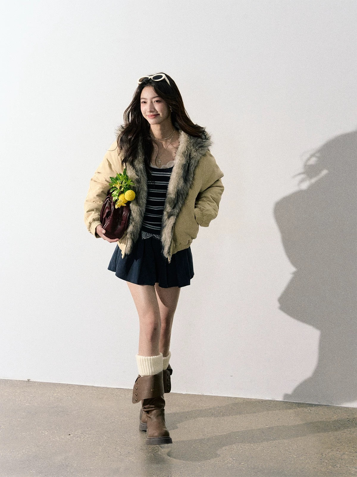 Lafreedom LAF351007 Simple casual hooded cotton jacket