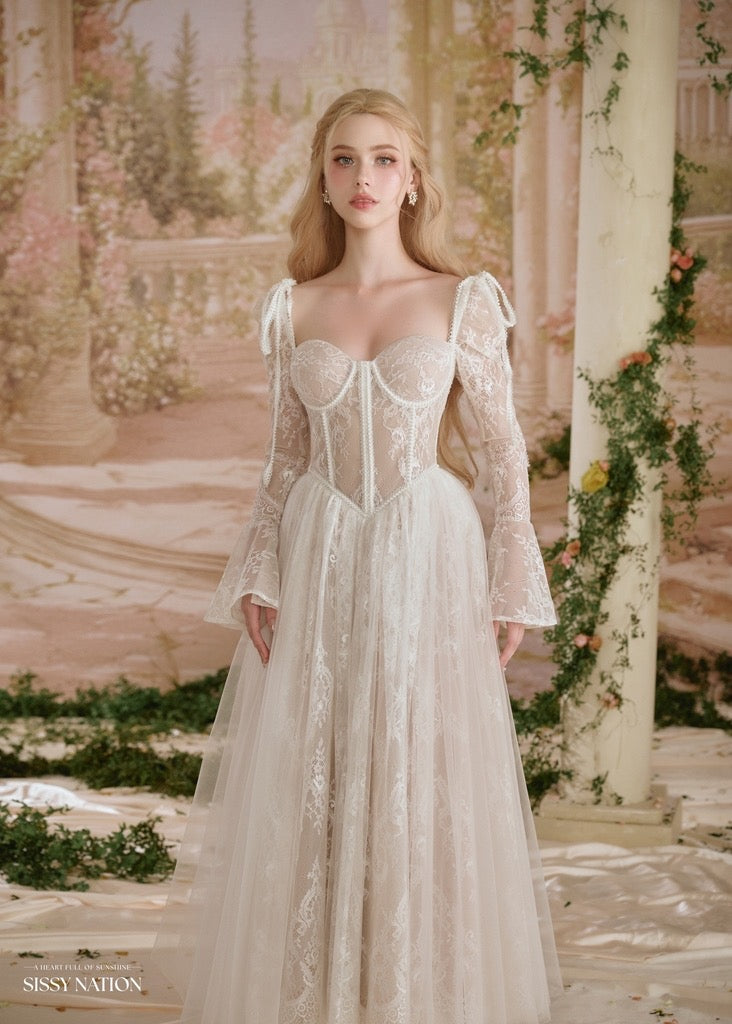 Sissy Clover Corset Midi Dress
