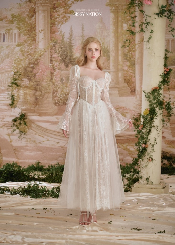 Sissy Clover Corset Midi Dress