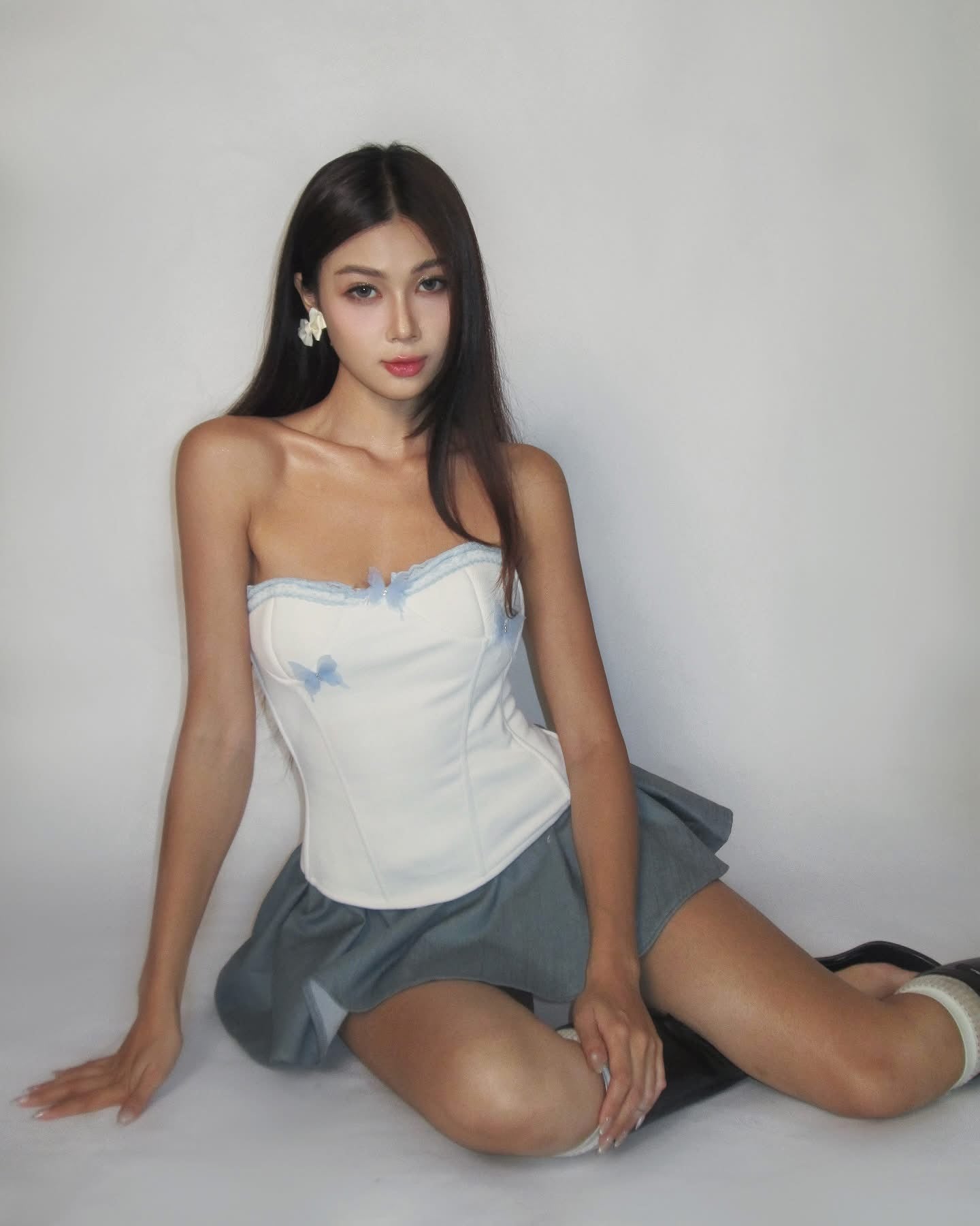 TinyMood BUTTER CORSET & BLOMY SKIRT