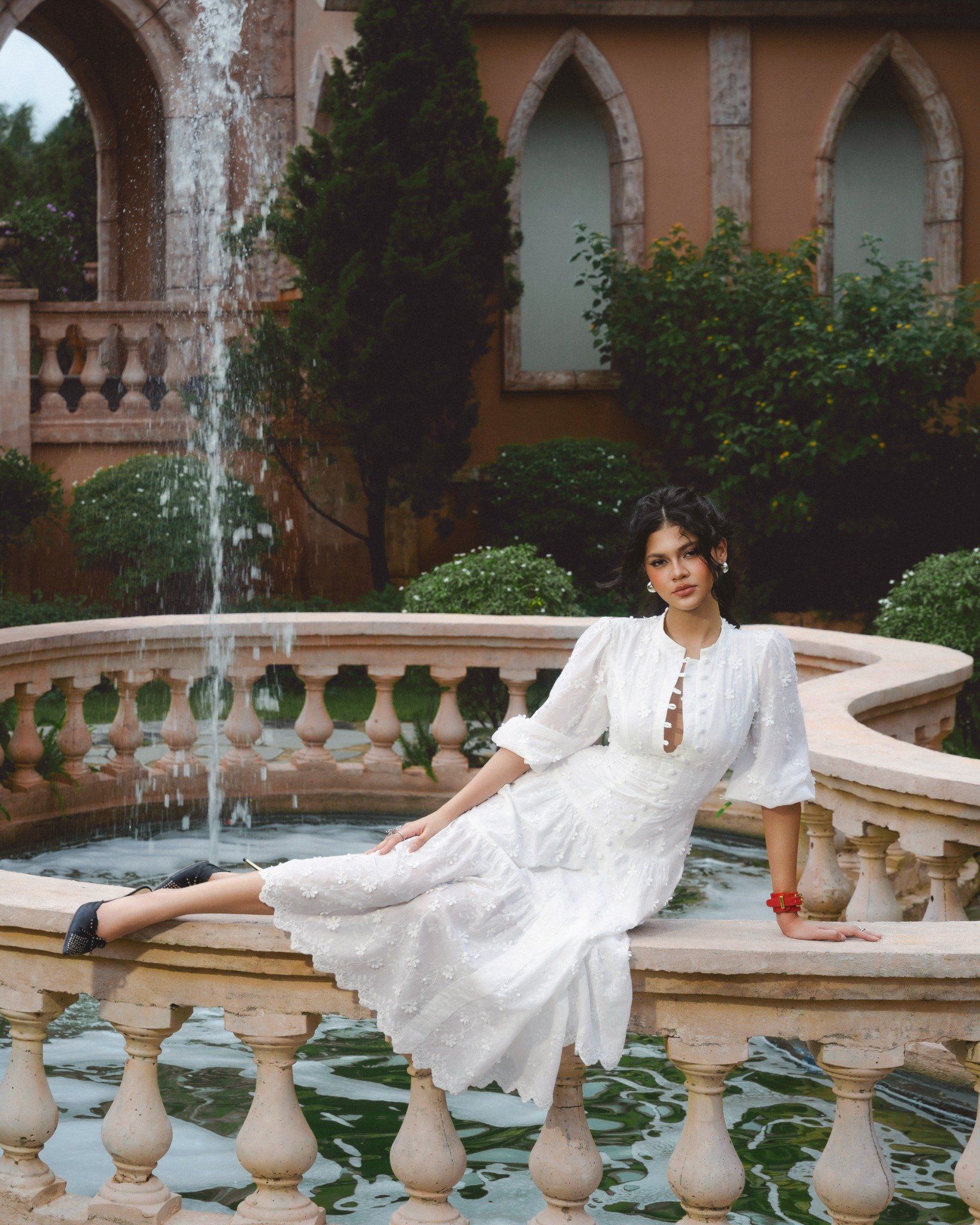 IAMCOCO WHITE PROMISE DRESS