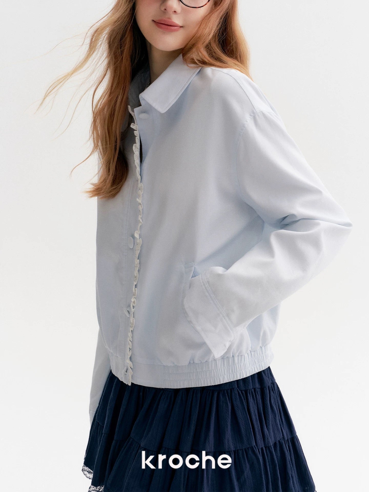 Kroche Lace patchwork jacket