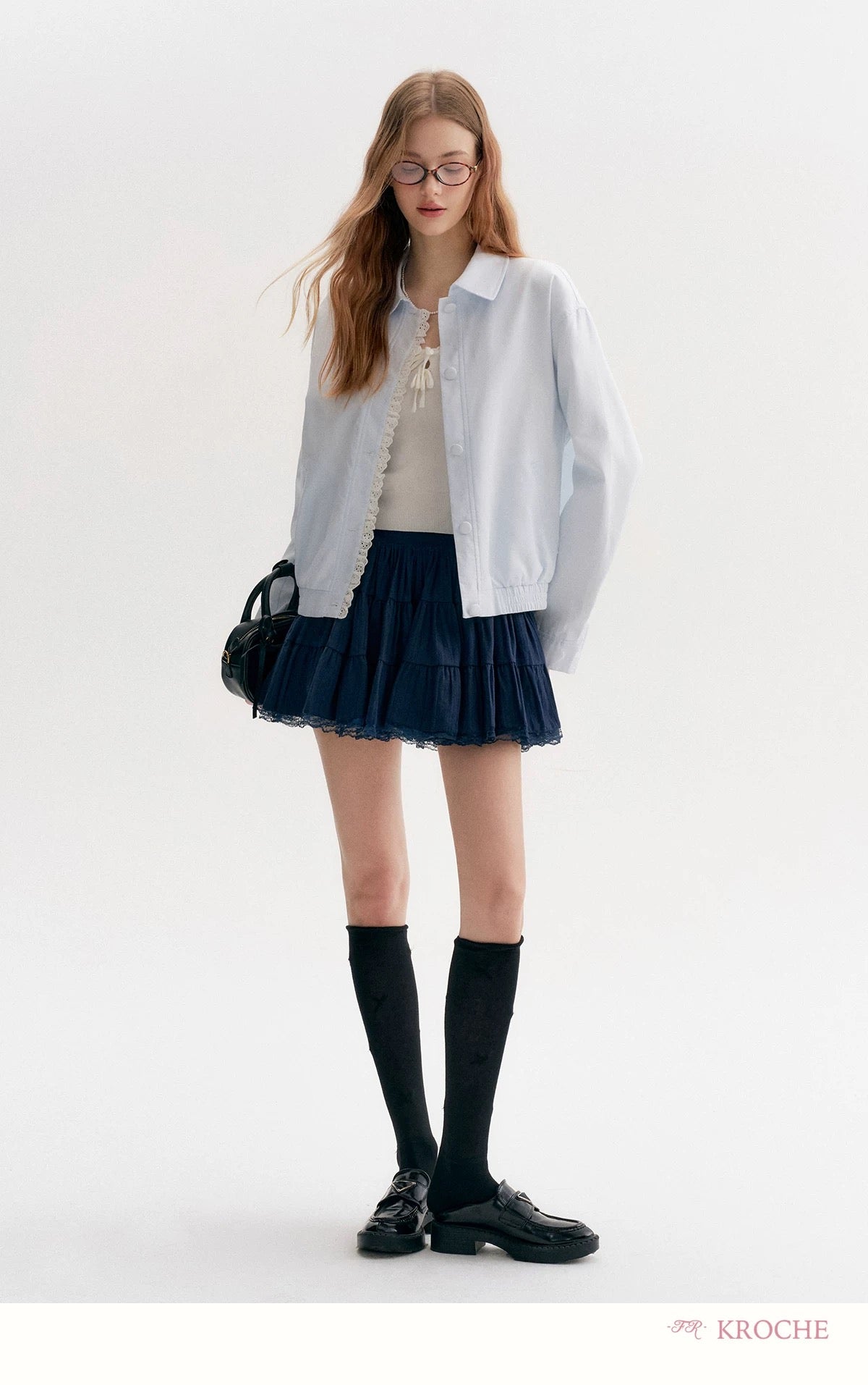 Kroche Lace patchwork jacket