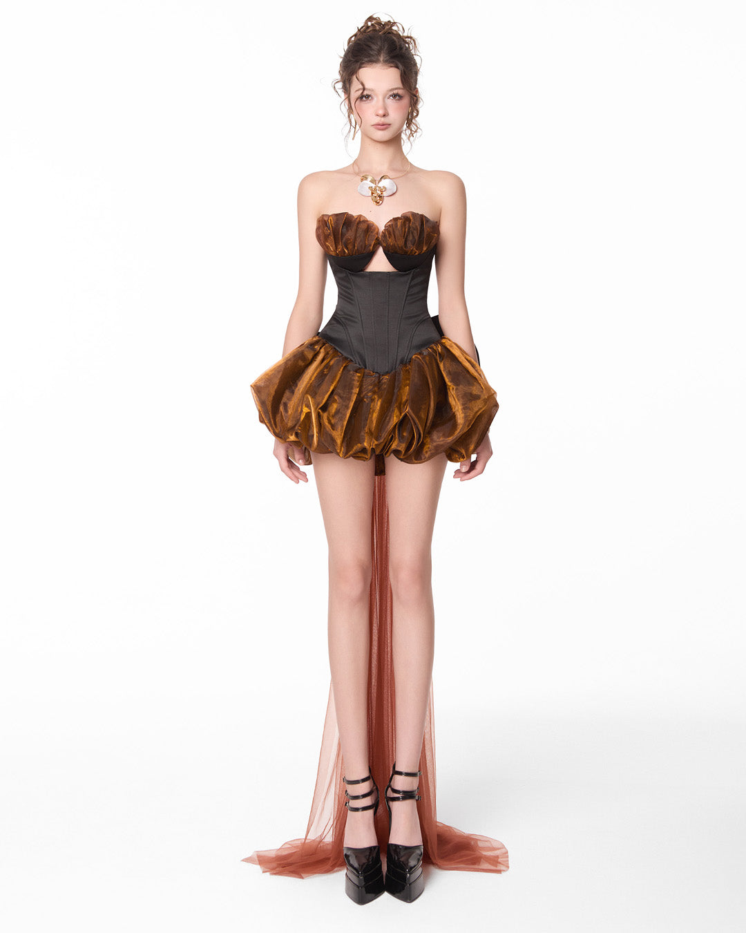 By JENNY Allure Top & Bow Tie