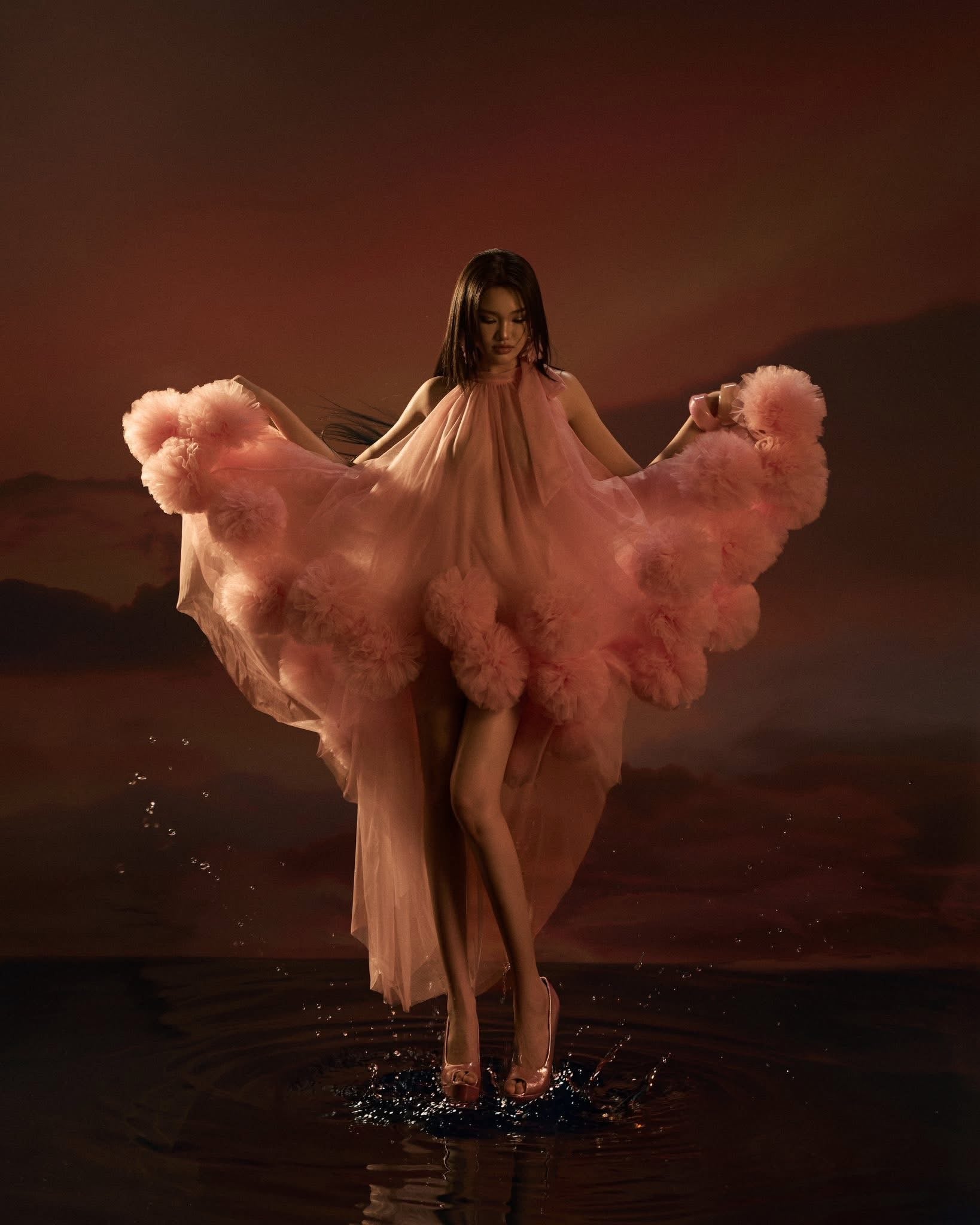 MAEL FEMME KYRIEL DRESS - PINK