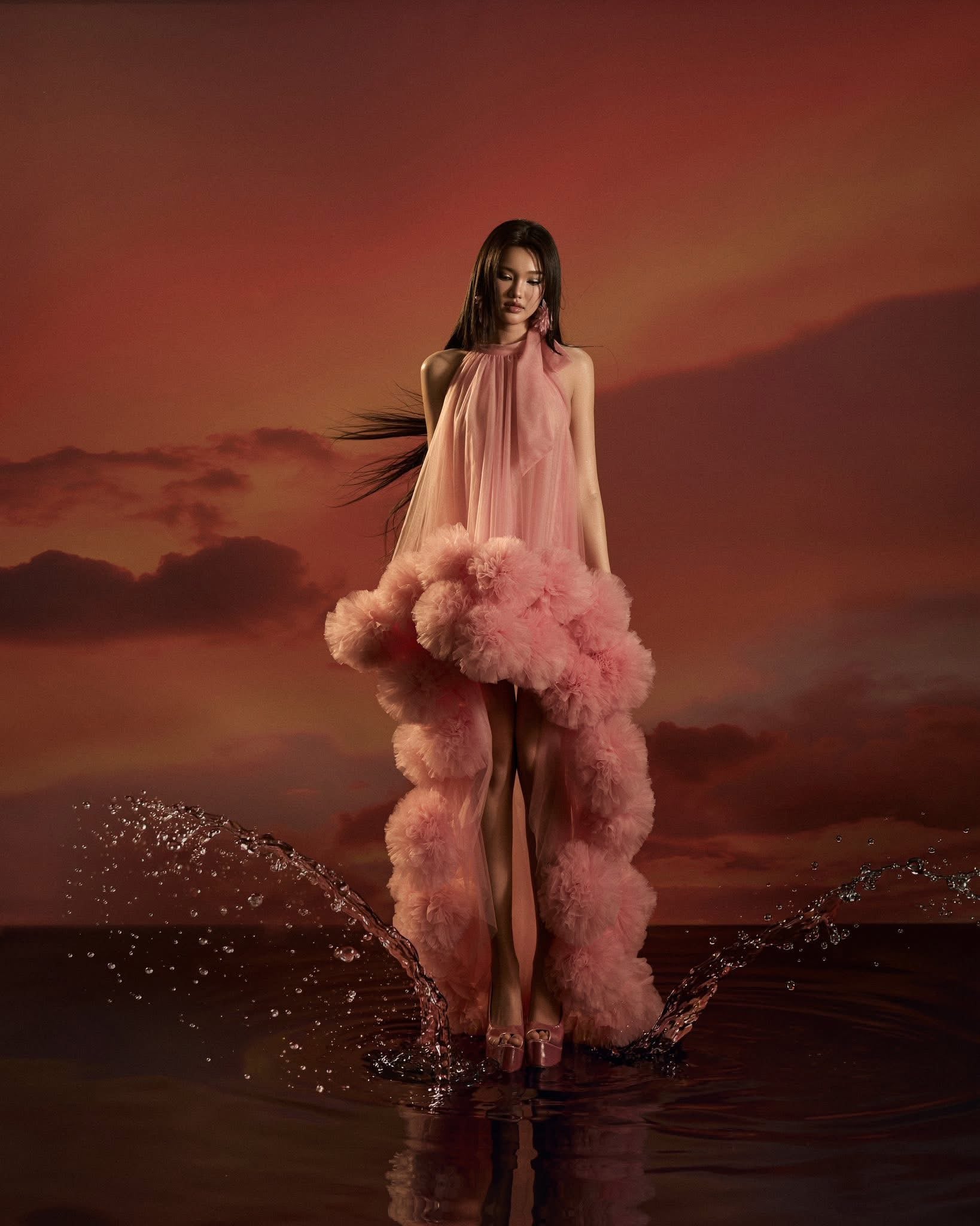 MAEL FEMME KYRIEL DRESS - PINK