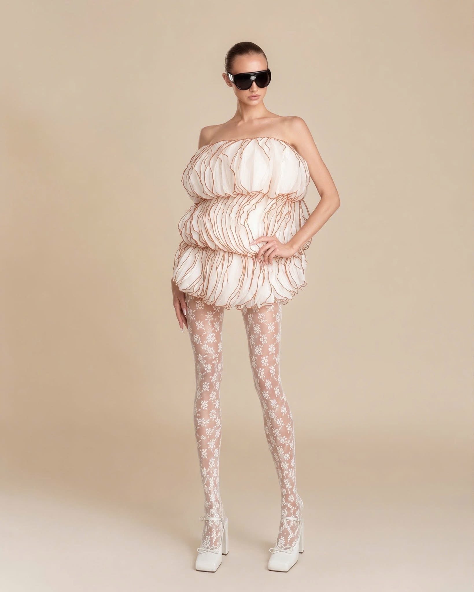 MAEL FEMME HERA DRESS - WHITE