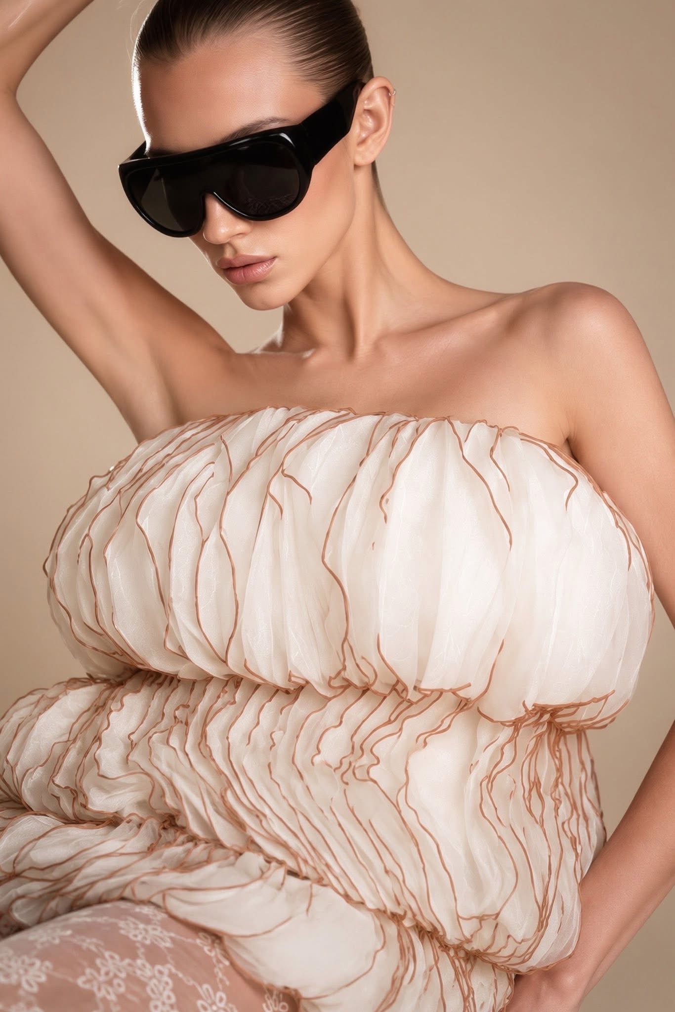MAEL FEMME HERA DRESS - WHITE