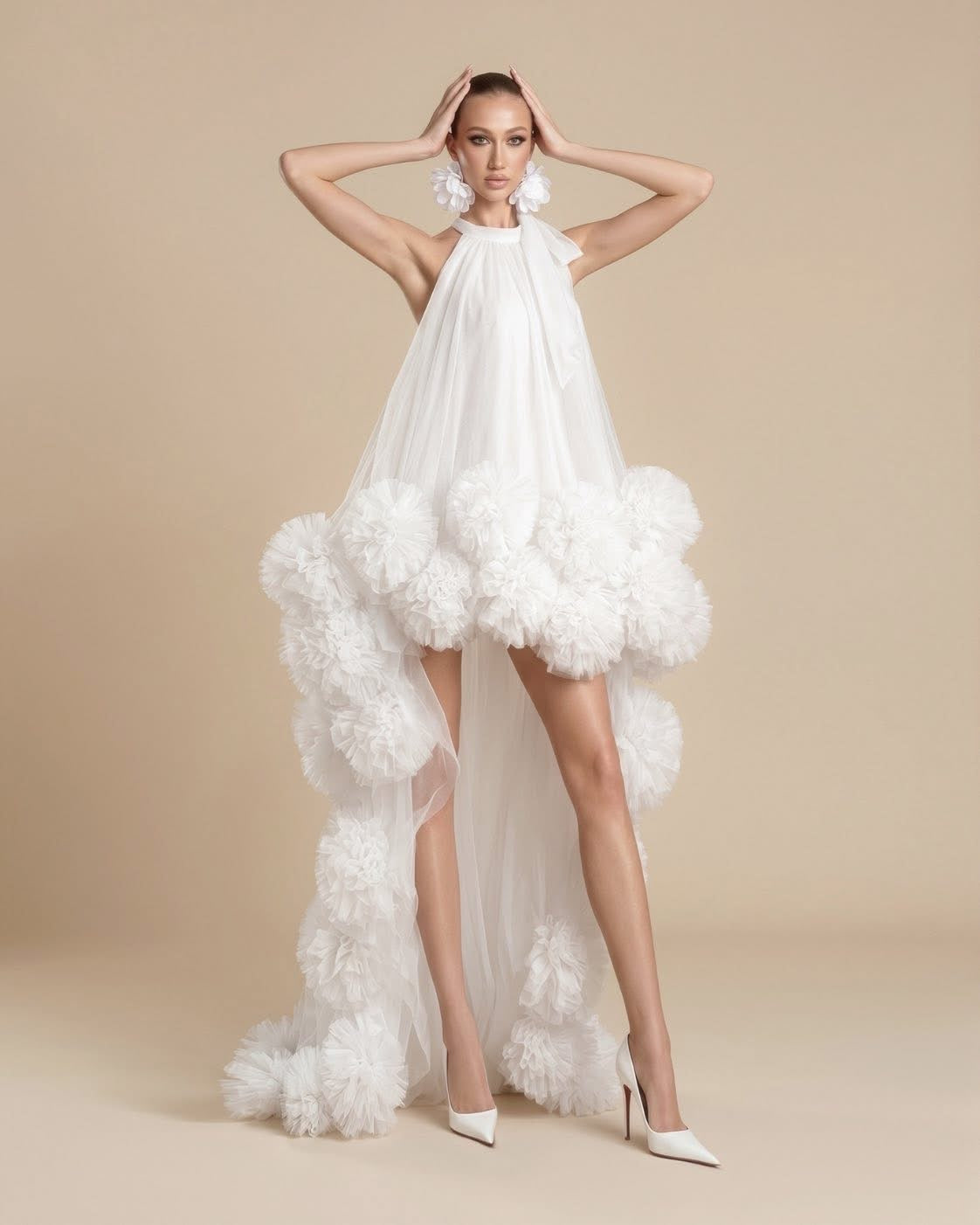 MAEL FEMME KYRIEL DRESS - WHITE