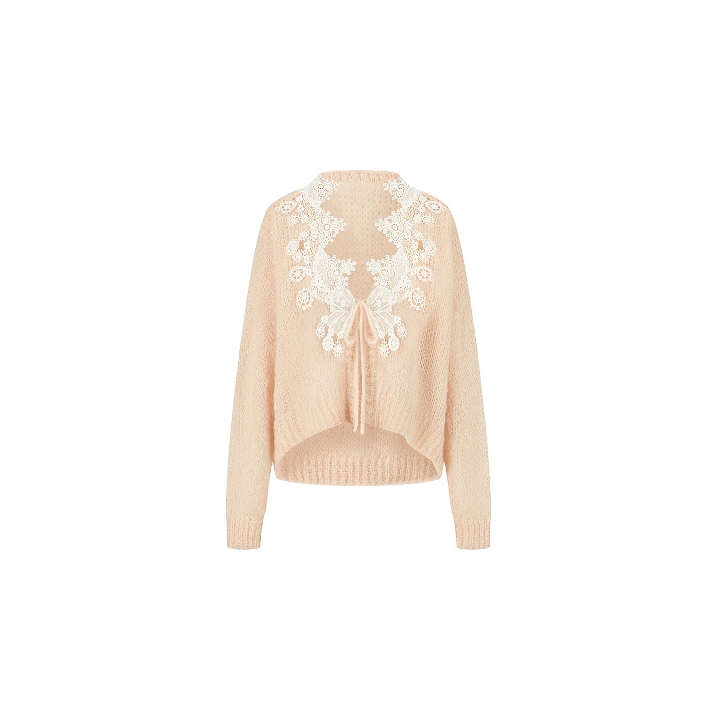 XIAOLI Knitted rope lace cardigan & skirt (3color)