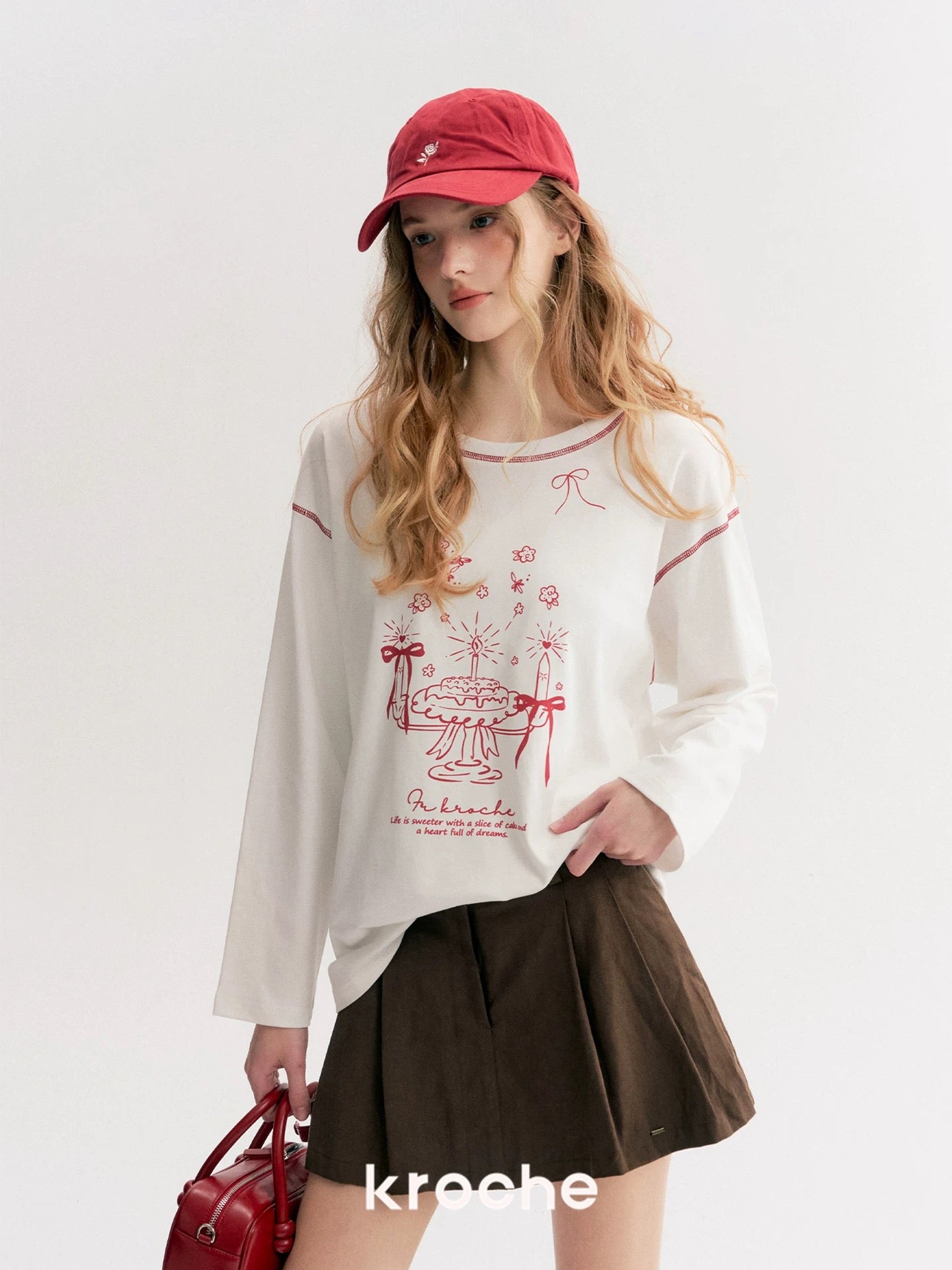 Kroche Casual high waisted skirt