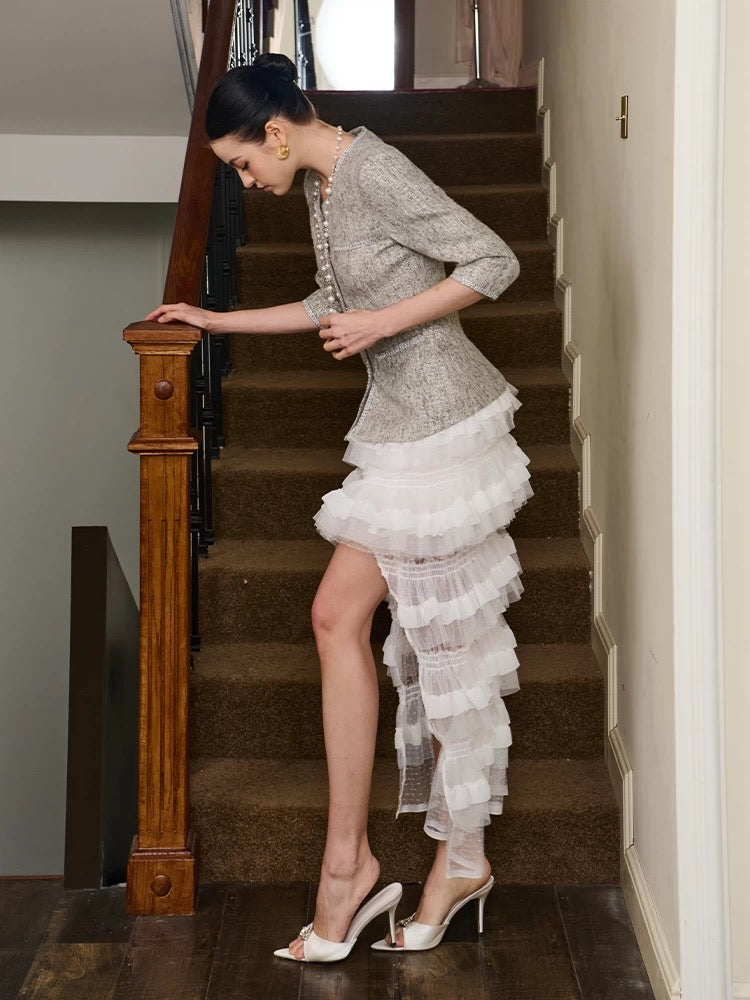 FIND YA WINGS Luxury mid sleeve jacket set