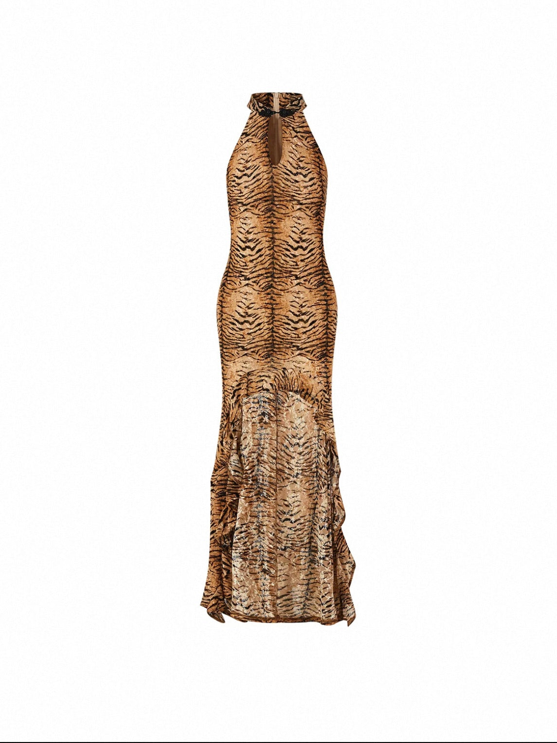FIND YA WINGS Retro leopard print sleeveless dress