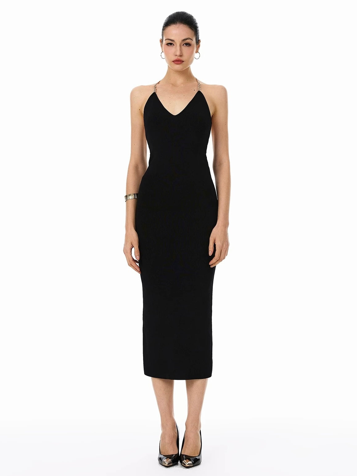 FIND YA WINGS Slimming Knitted Camisole Dress