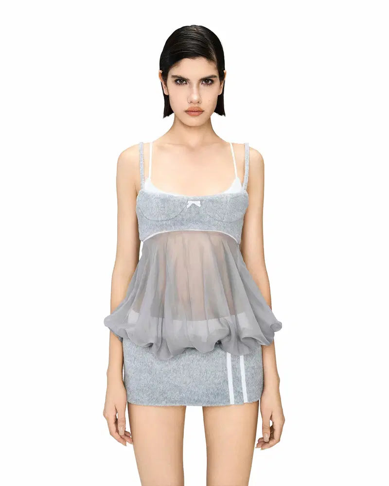 LSOUL CROSS DRESS (Grey)