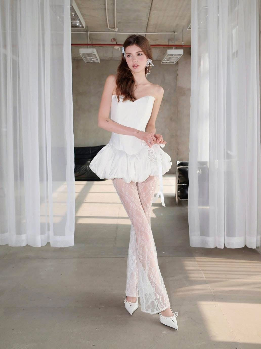 Chan.closet Elin Dress & Lace Pant