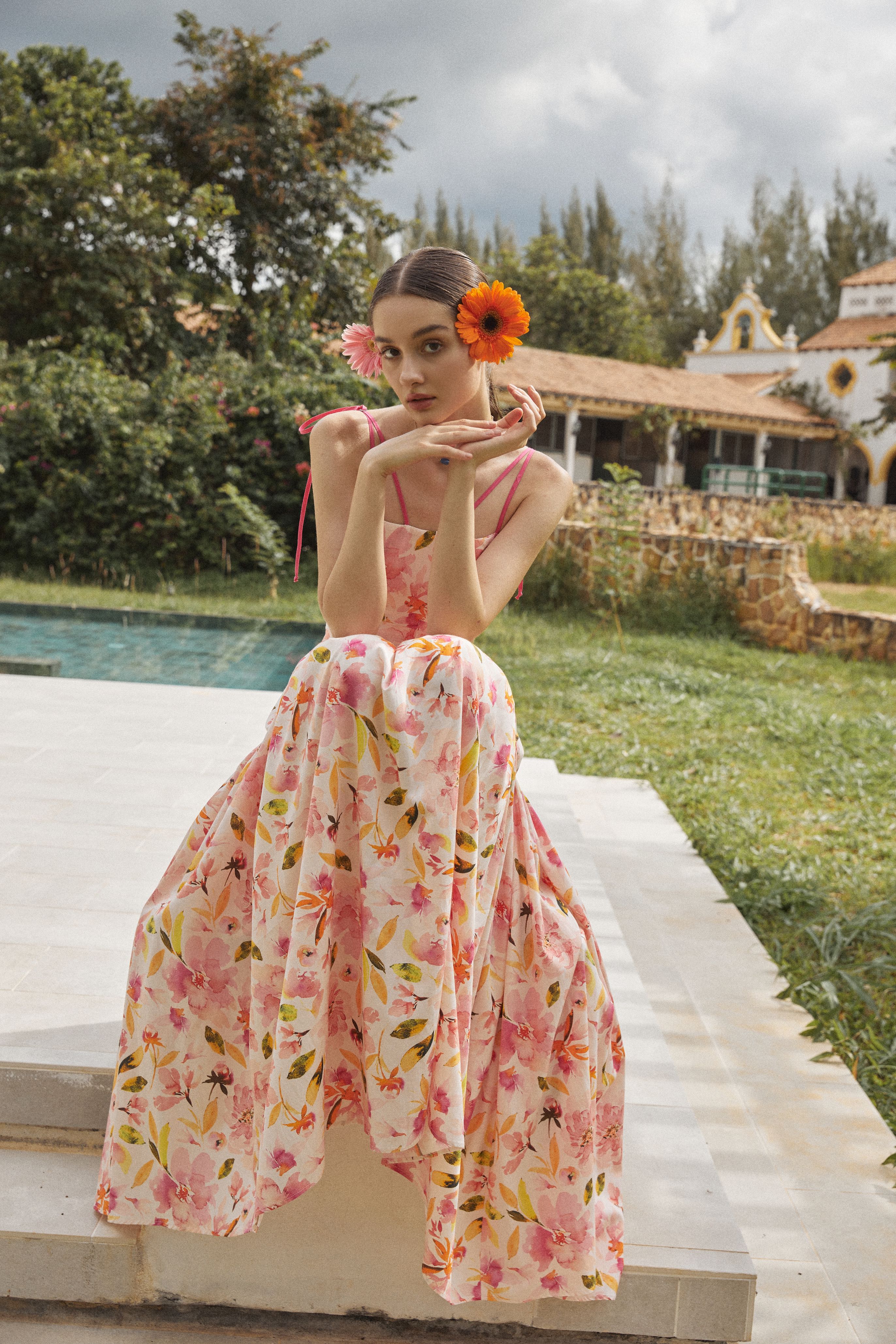 PLEASED Peneta Pink Dress