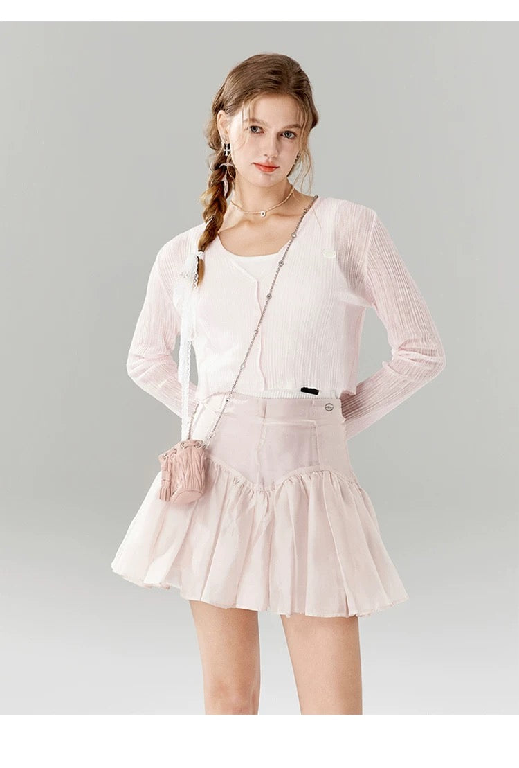 16DEWS 16D24091 Thin knit cardigan