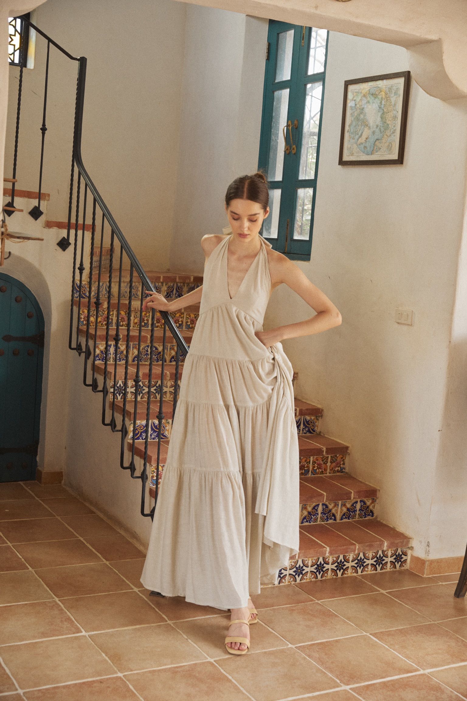 PLEASED Marine Maxi Dress