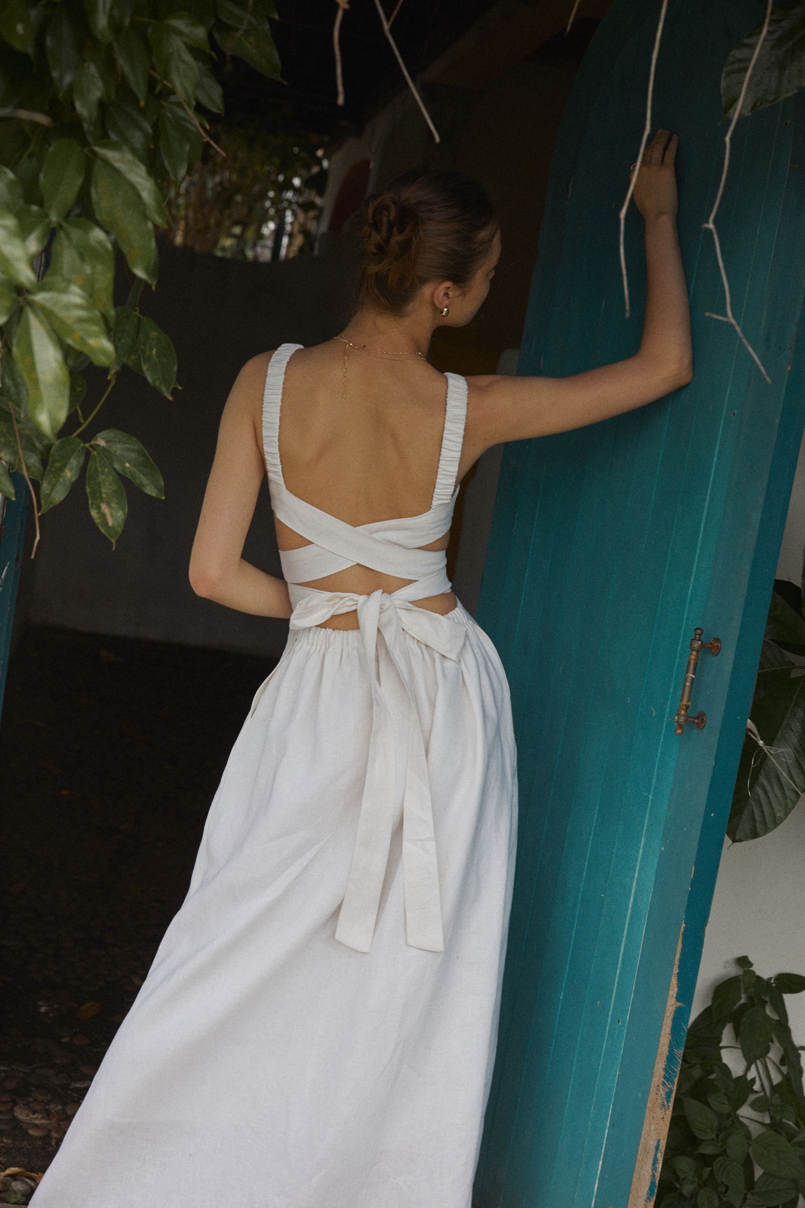 PLEASED Bellamy White Dress