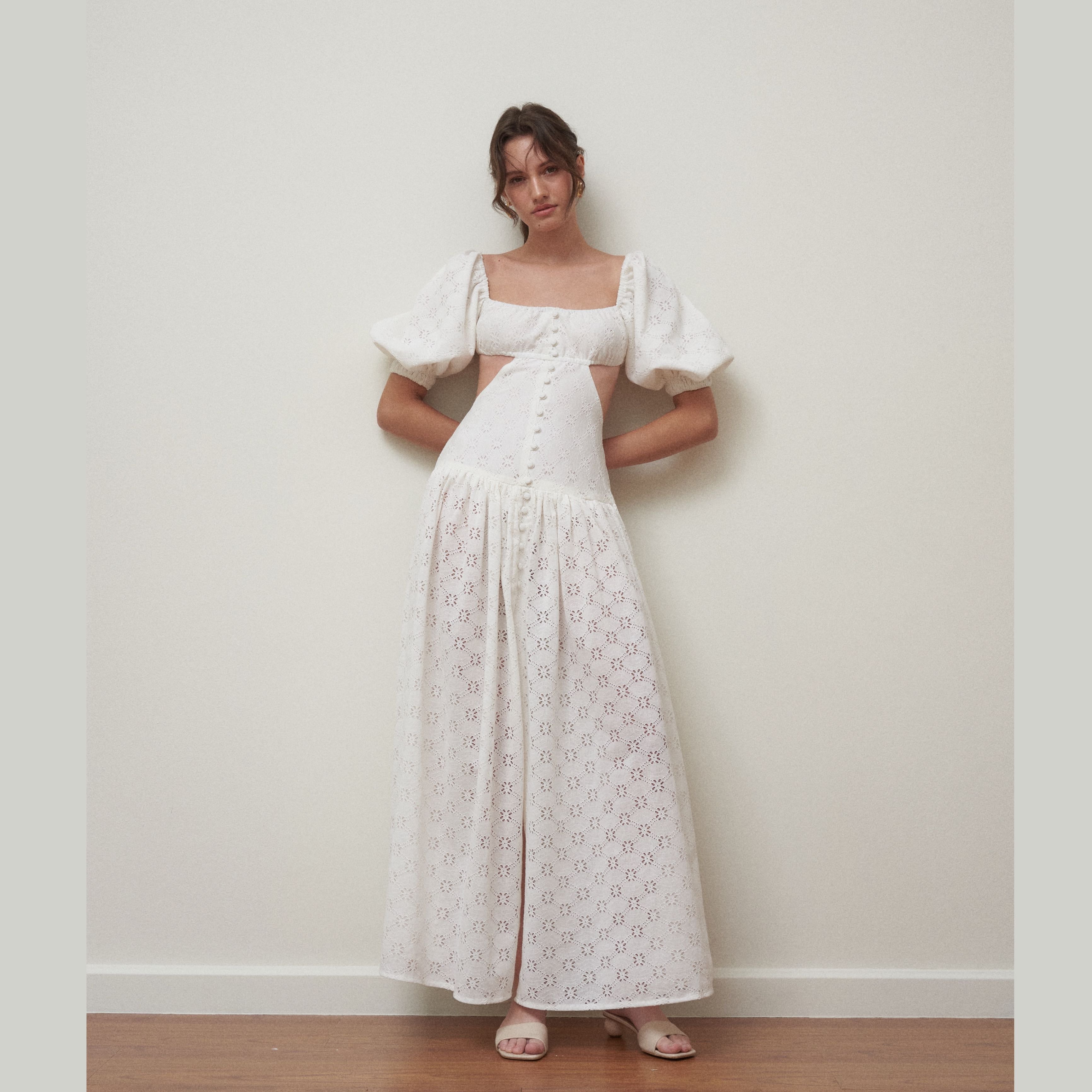 PLEASED Veda Maxi Lace Dress