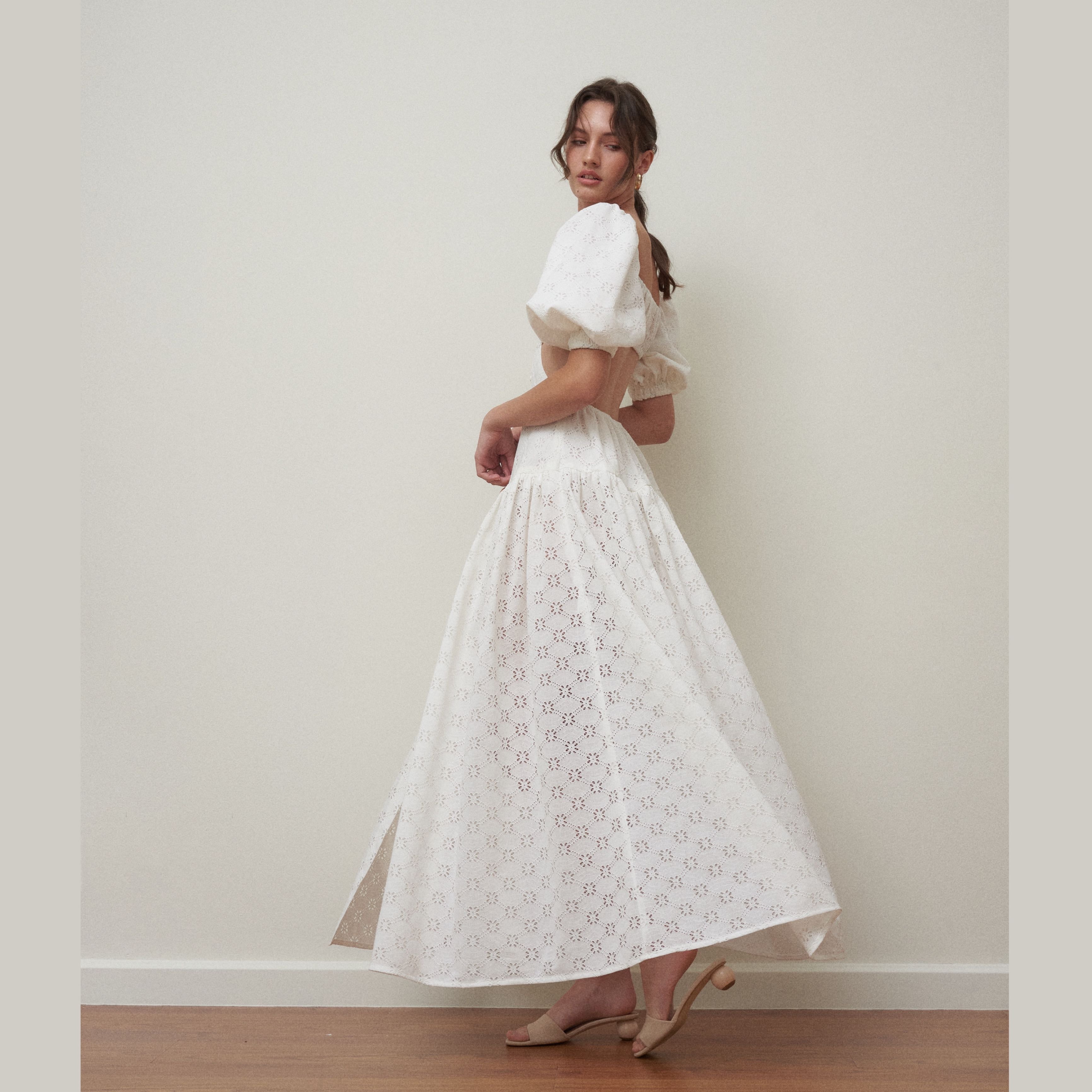 PLEASED Veda Maxi Lace Dress