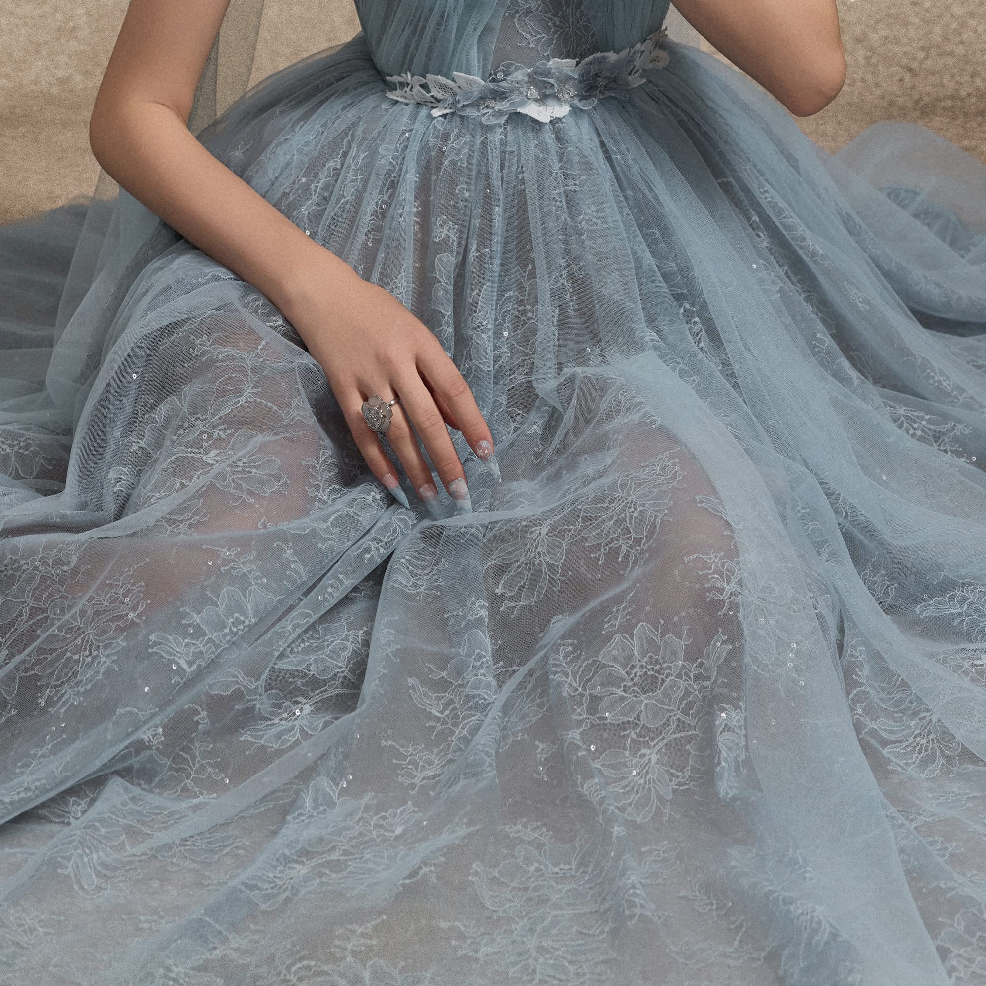 Nhat VY CESLESTE DRESS (BLUE)