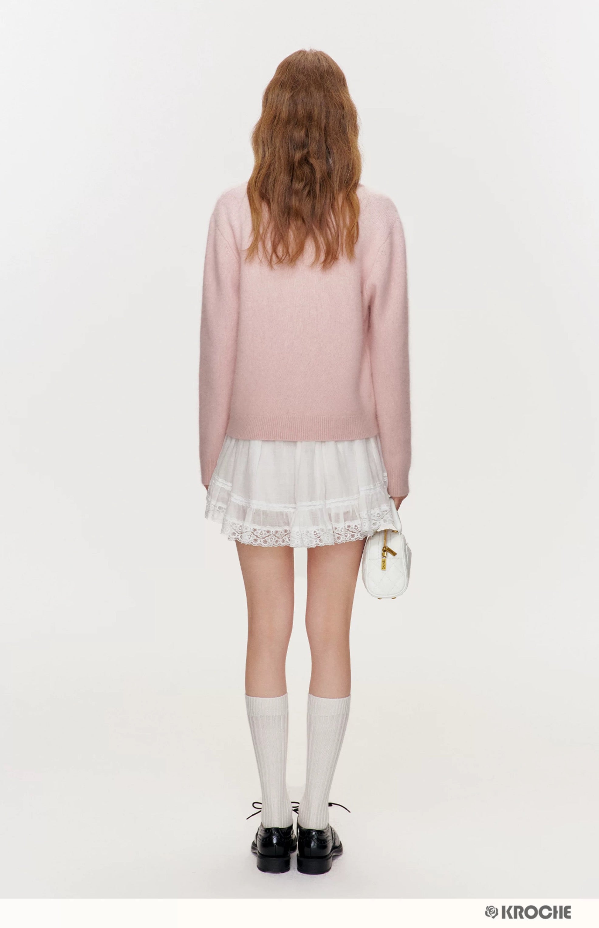 Kroche KB4366 Casual loose knit cardigan jacket