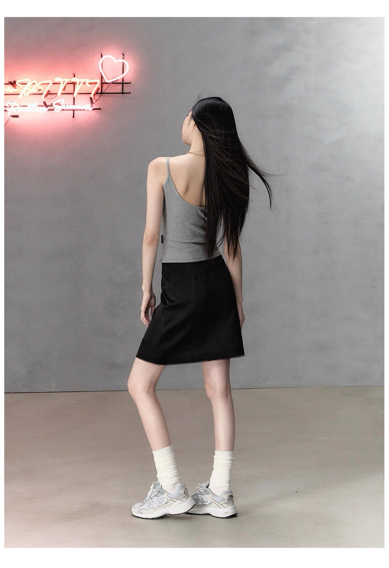 VIA PITTI VIABTP235 Lace bow camisole vest