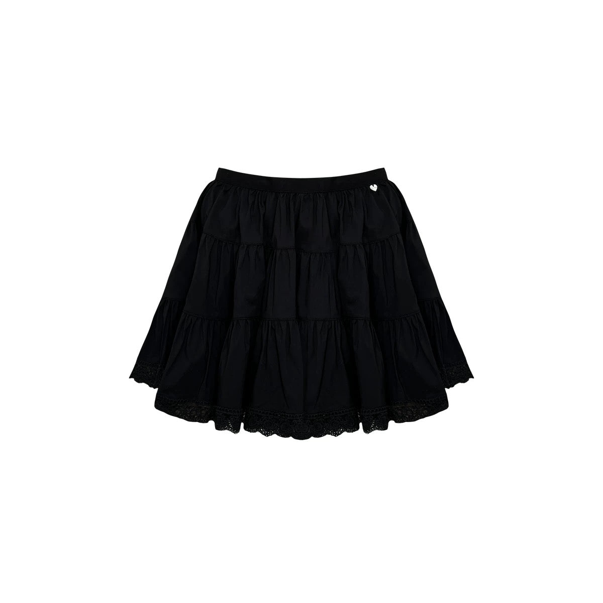 AsGony ASG24405 Lace multi-layer fluffy skirt